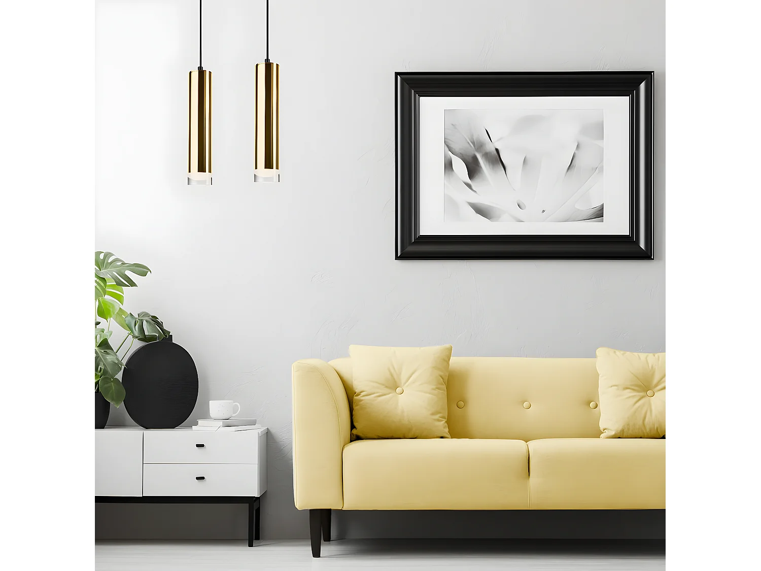 Suspension Diego, Or, 32x32x99 cm, EPIKASA