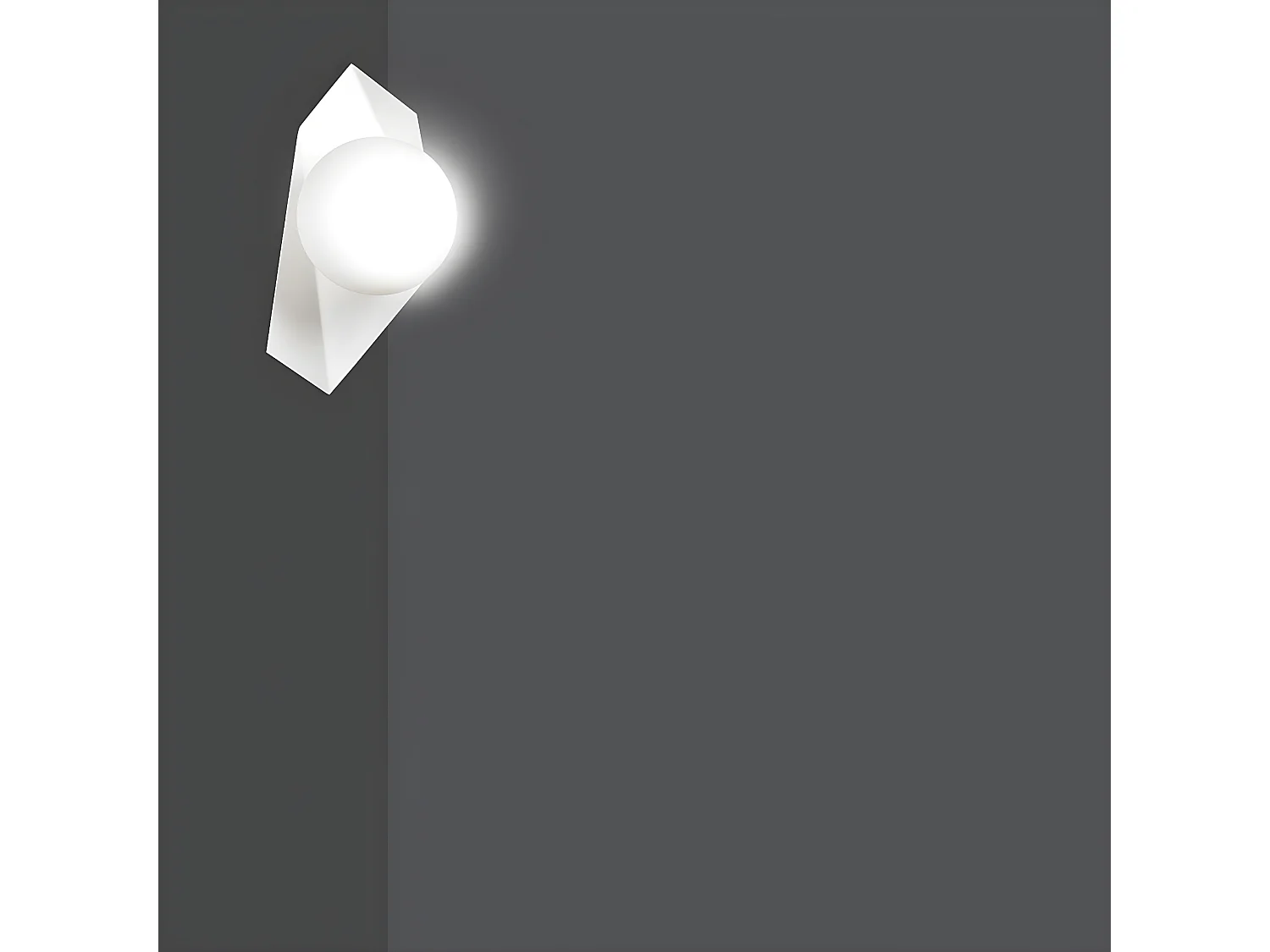 Applique Drifton, Blanc, 20x30x16 cm, Seven Design