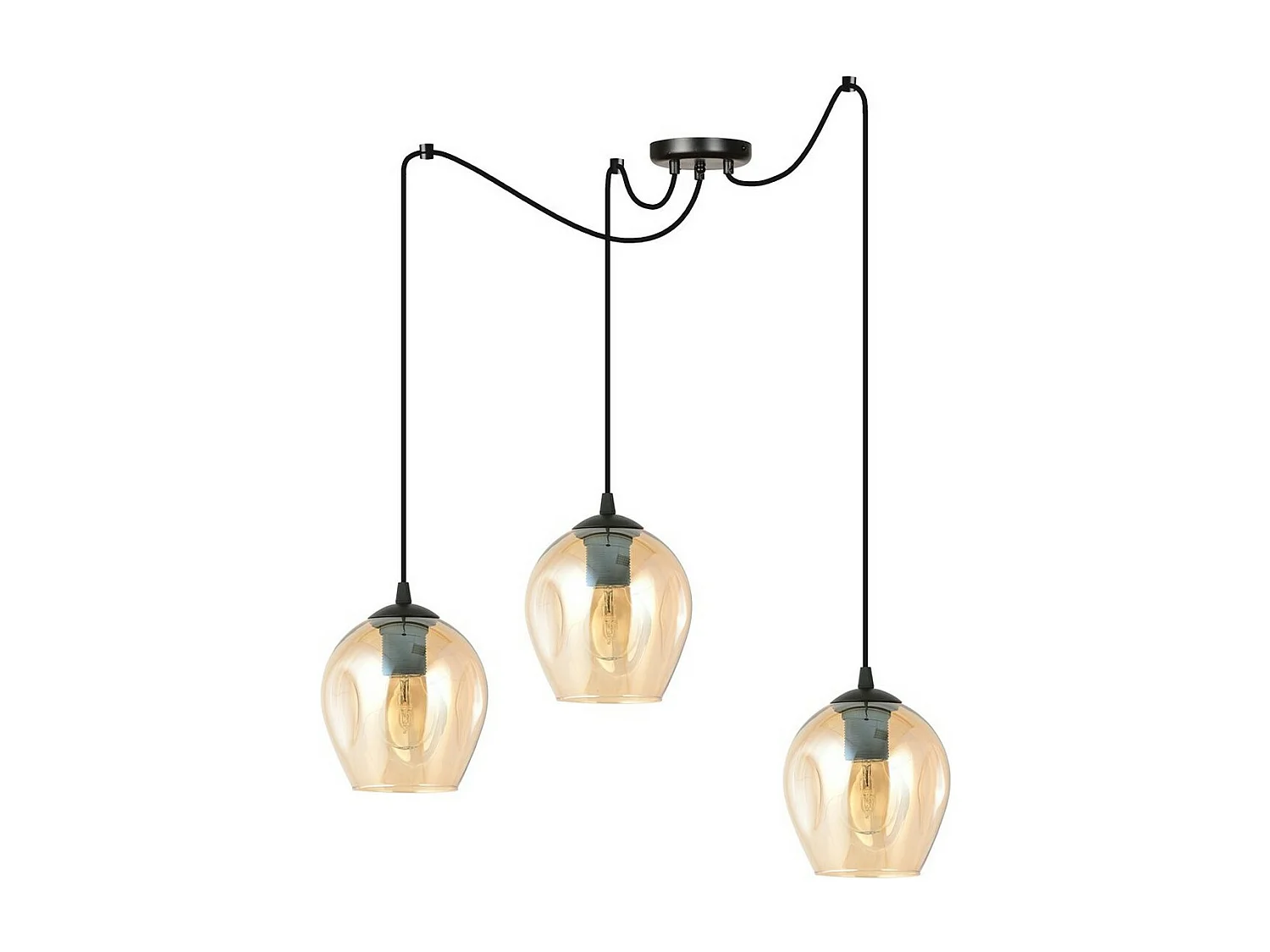 Lampa Wisząca Level, Bursztyn, 14x200x28 cm, Seven Design