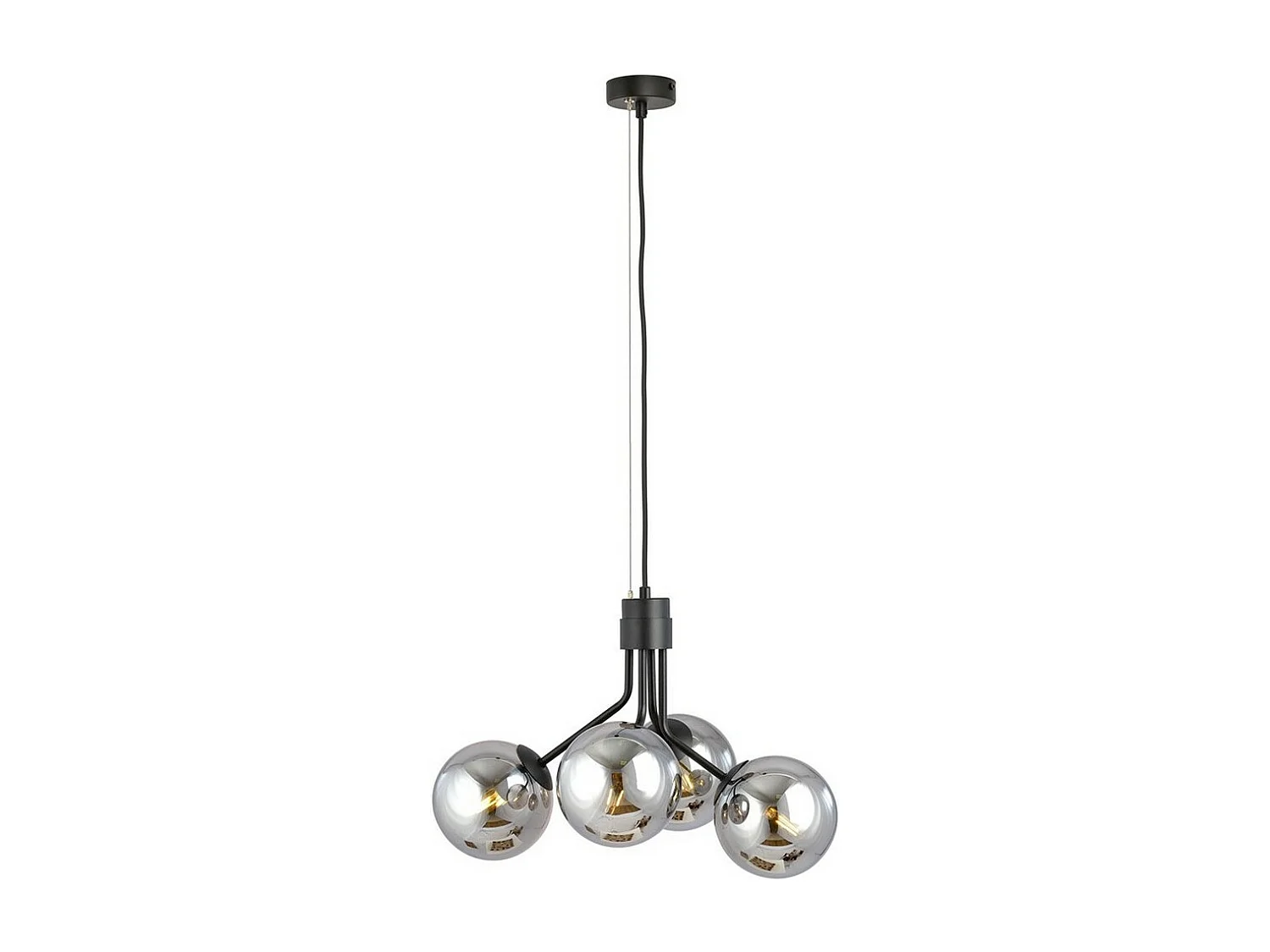 Candeeiro Suspenso Nova, Cinzento, 46x100x46 cm, EPIKASA