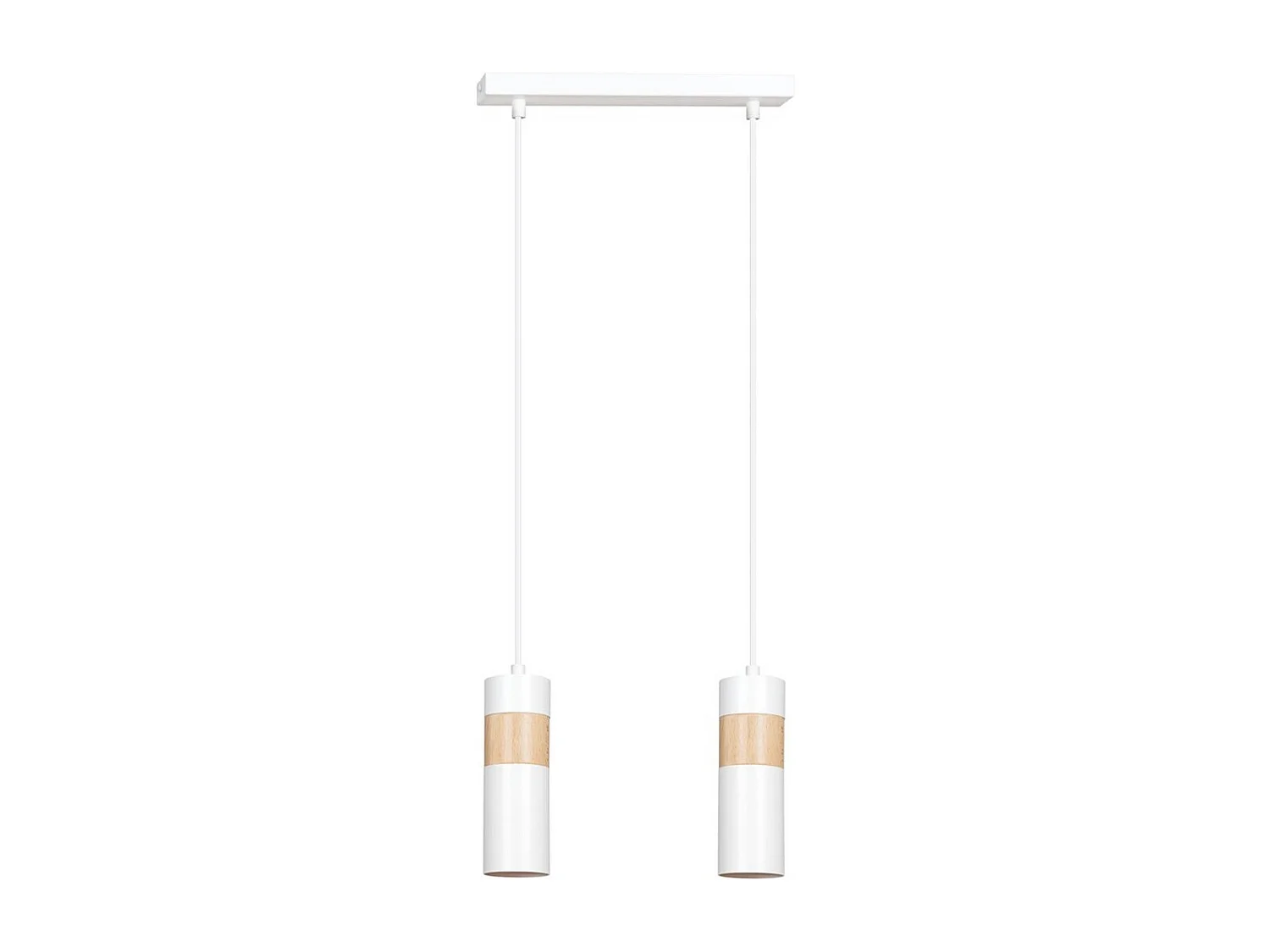 Lampada a Sospensione Akari, Bianco, 30x100x6 cm, Seven Design