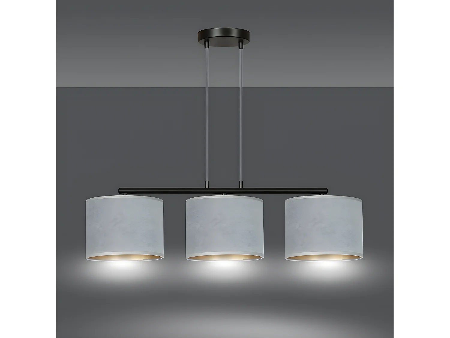 Suspension Hilde, Gris, 72x100x18 cm, EPIKASA