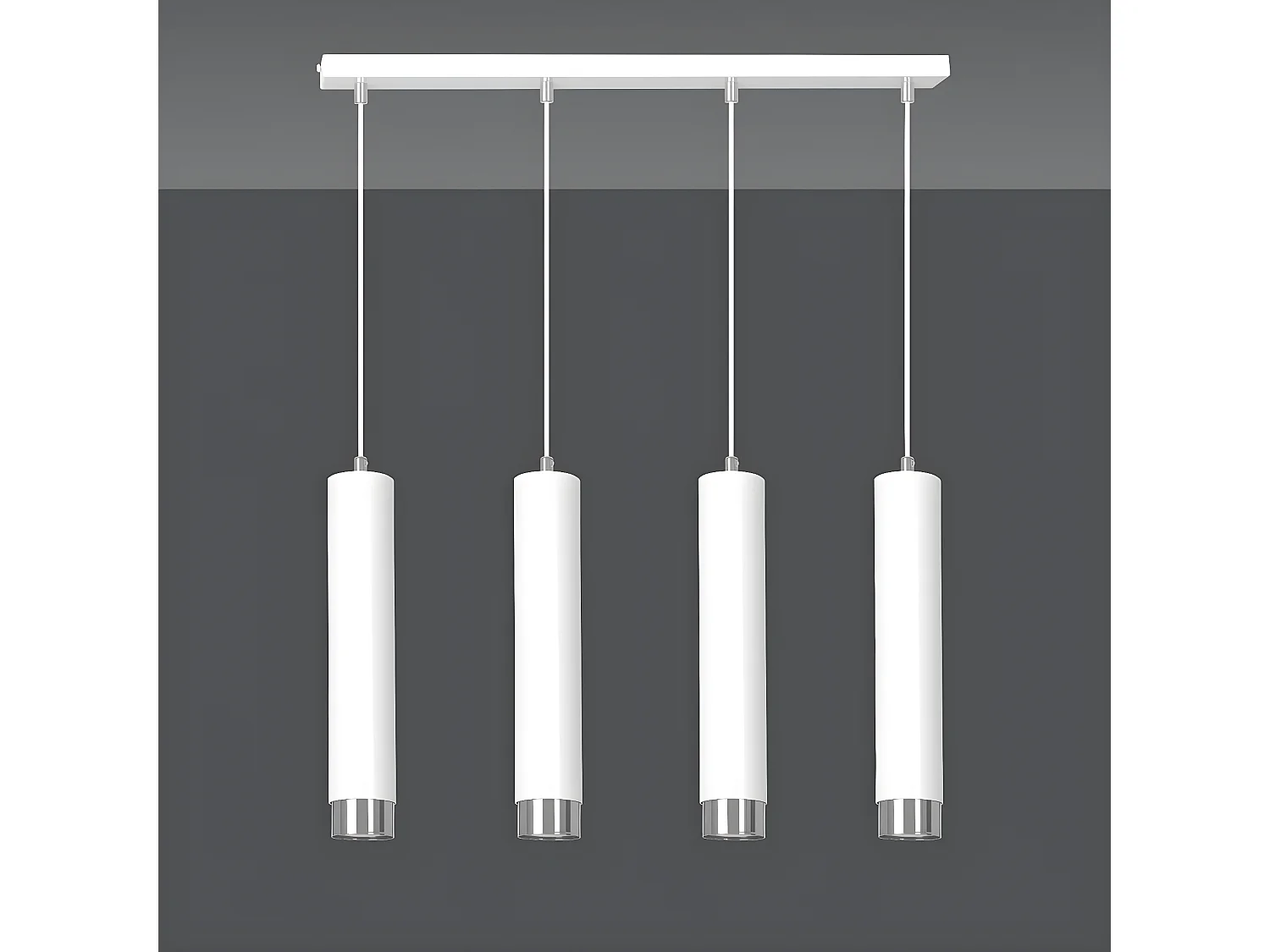 Suspension Kibo 8, Blanc, 60x100x6 cm, Seven Design