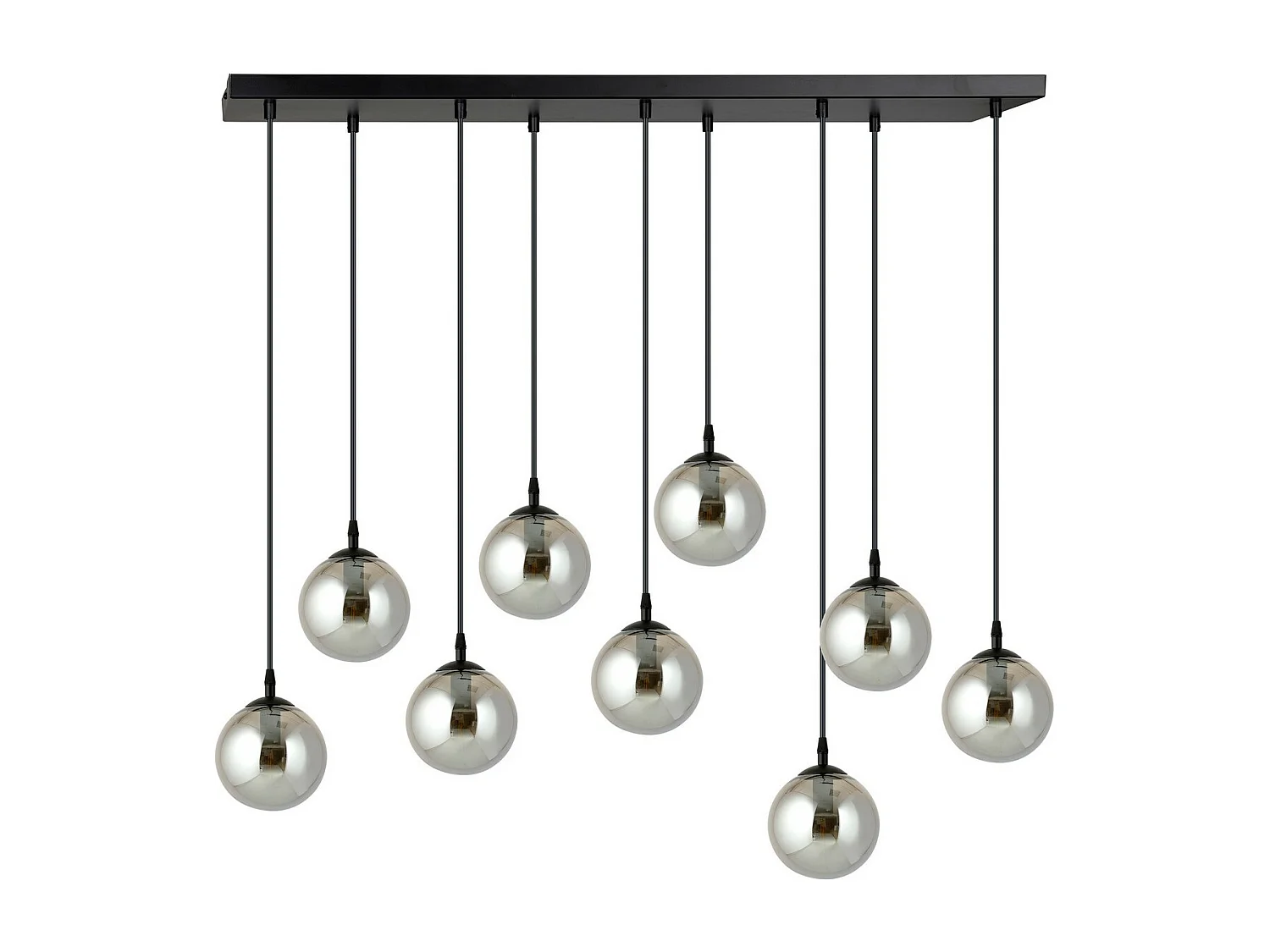 Lampada a Sospensione Cosmo, Grigio, 104x120x22 cm, Seven Design