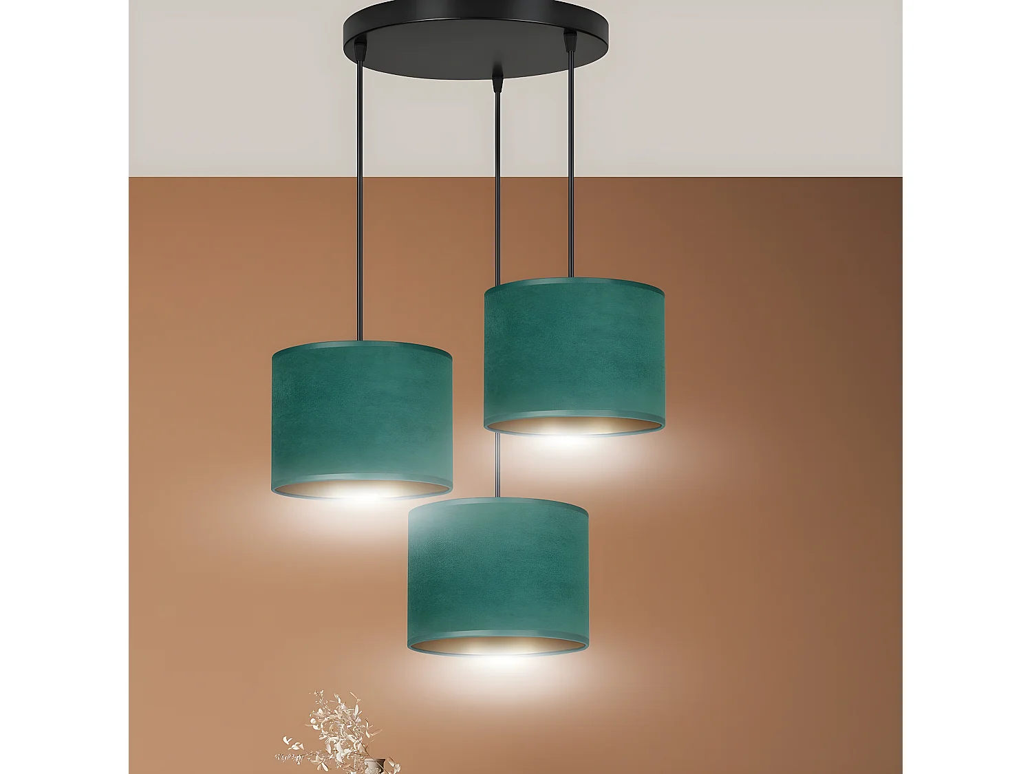 Suspension Hilde, Vert, 42x100x50 cm, EPIKASA