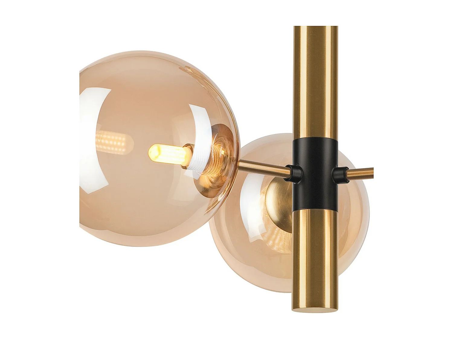 Plafonnier Rollo, Or, 36x36x32 cm, Seven Design