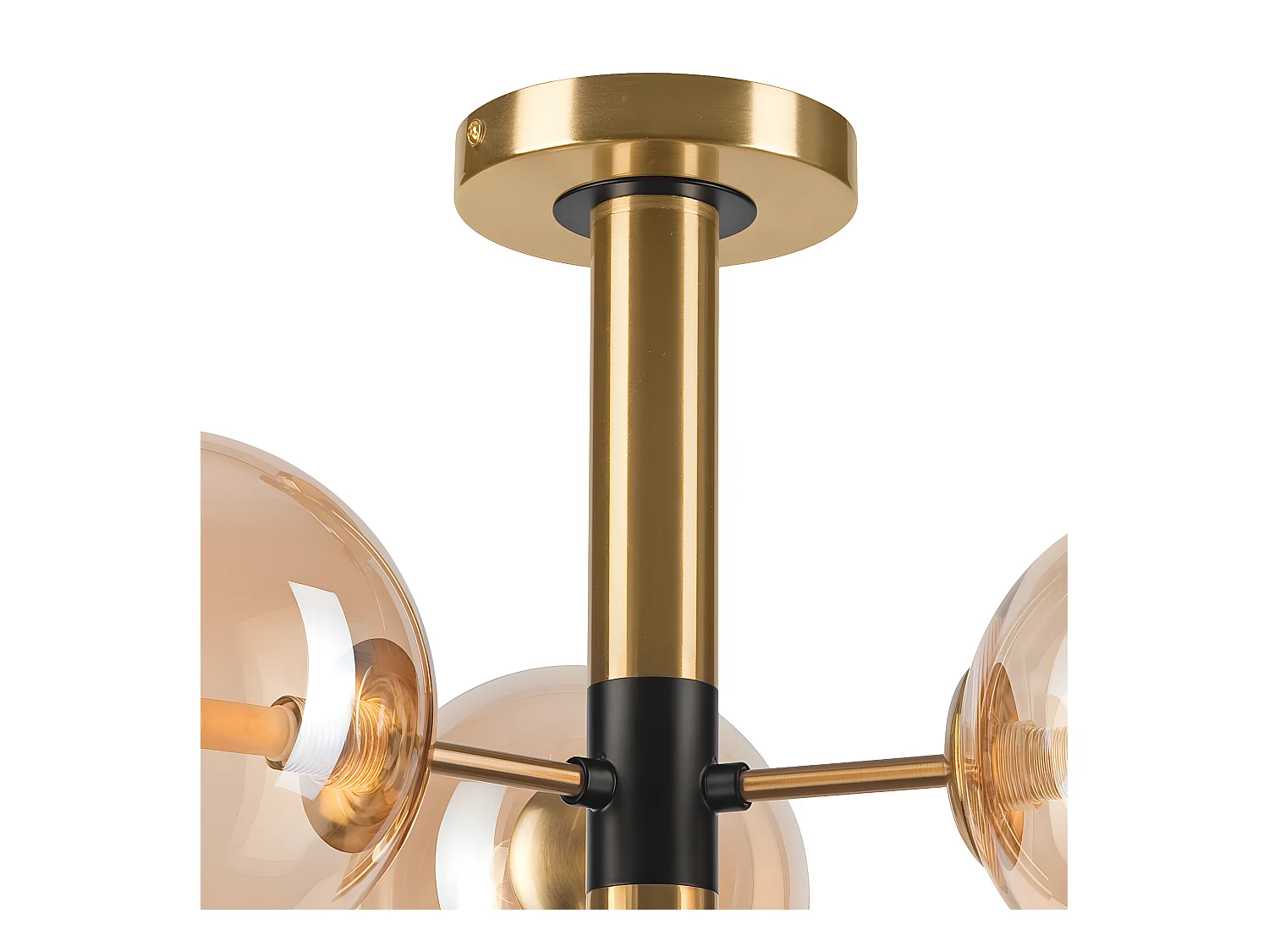 Plafondlamp Rollo, Goud, 36x36x32 cm, EPIKASA