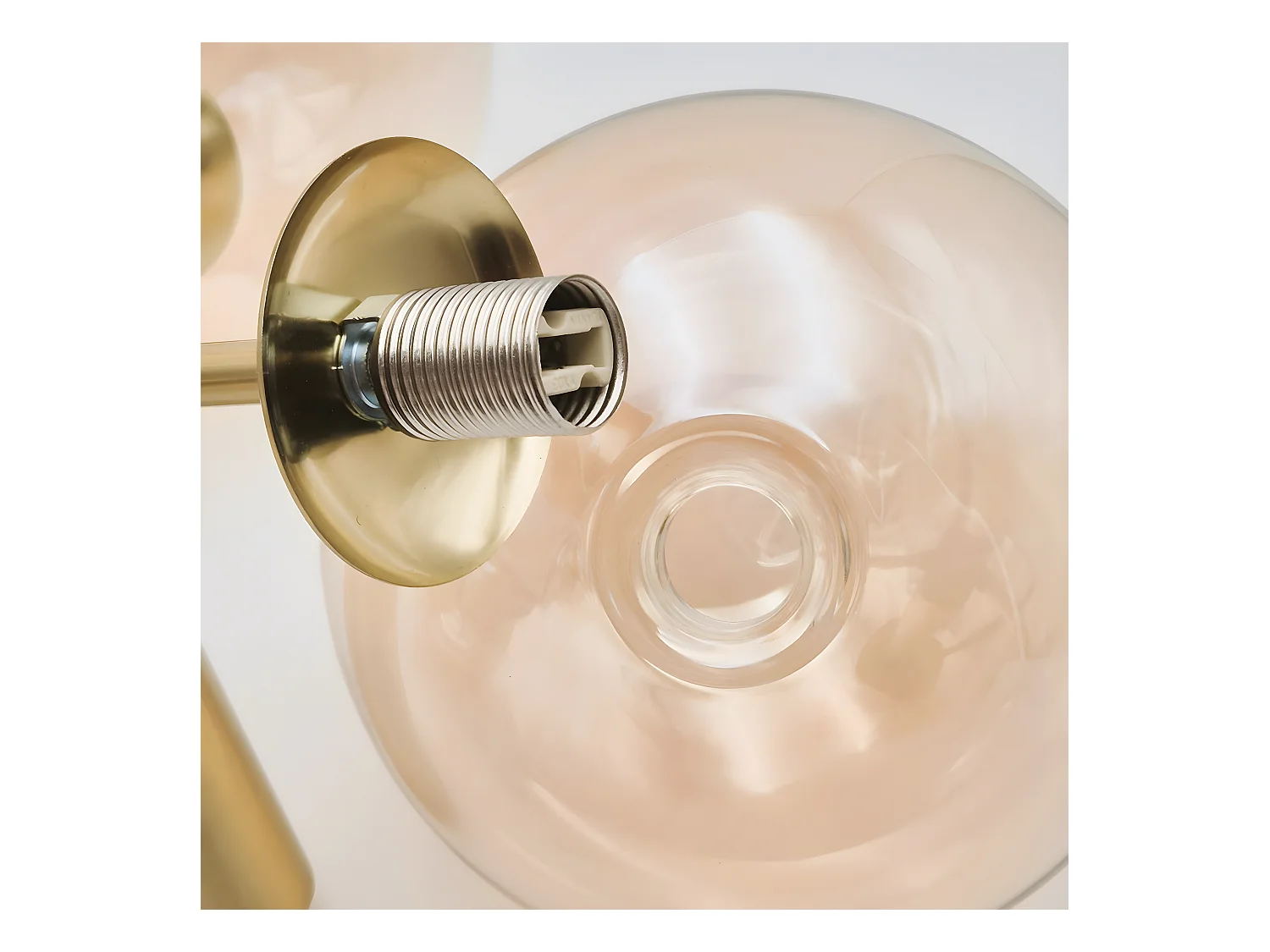 Plafondlamp Rollo, Goud, 36x36x32 cm, EPIKASA