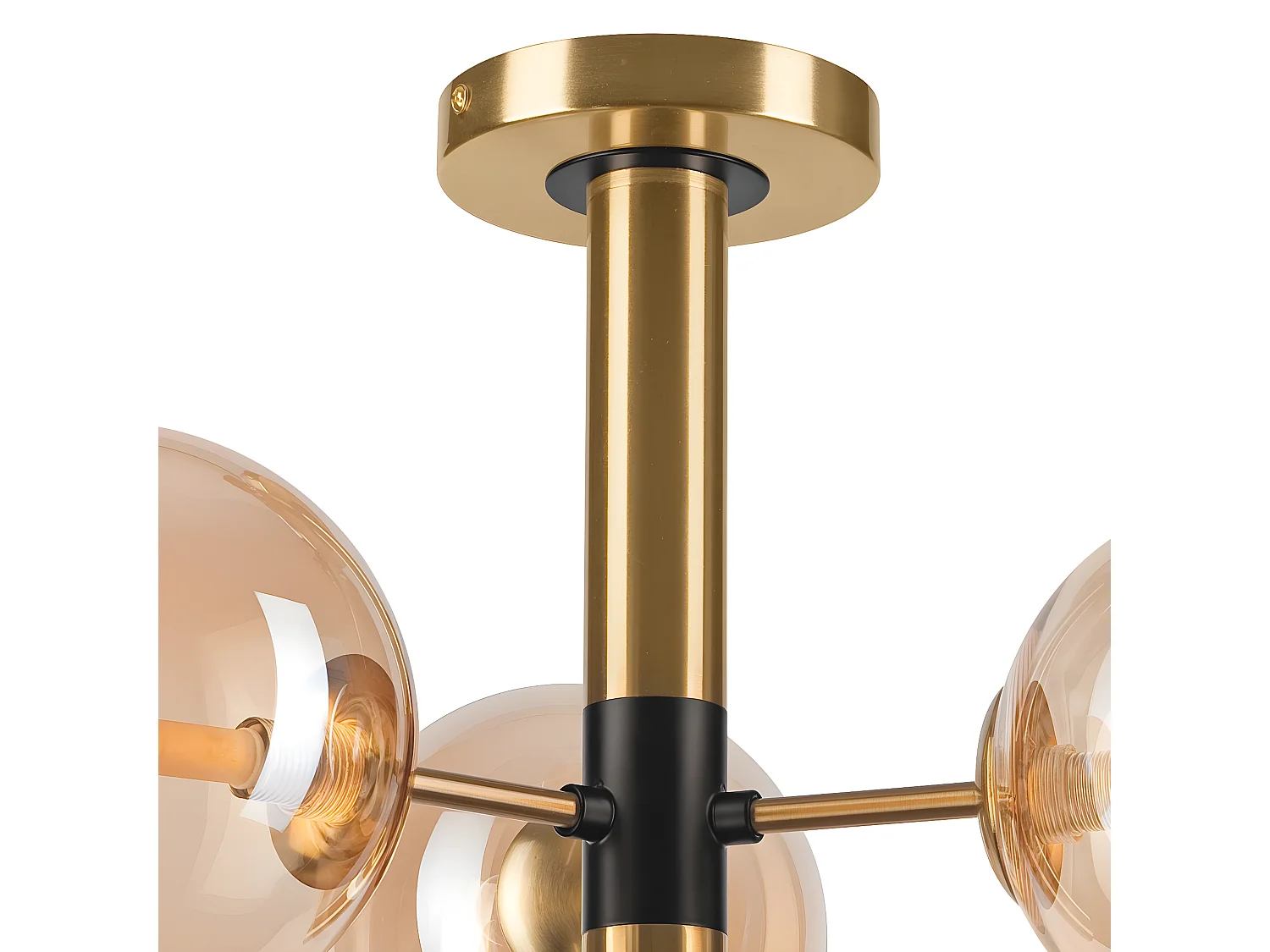 Plafonnier Rollo, Or, 36x36x32 cm, Seven Design