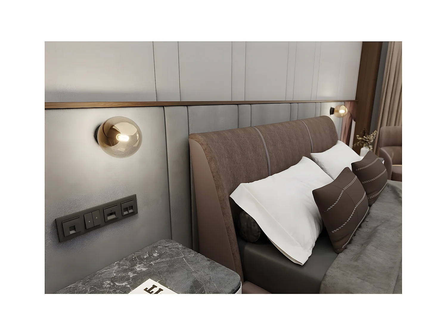 Lampa ścienna Rossi, Czarny, 15x15x16 cm, EPIKASA