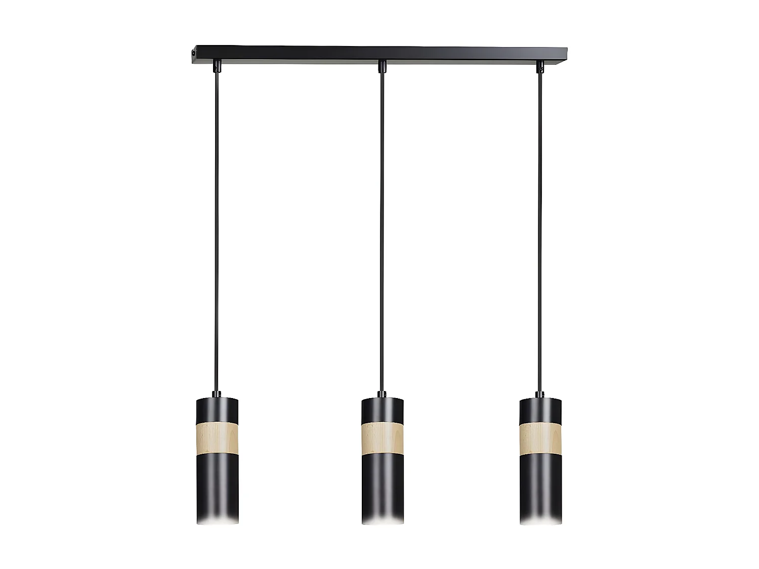 Suspension Akari, Noir, 60x100x6 cm, EPIKASA