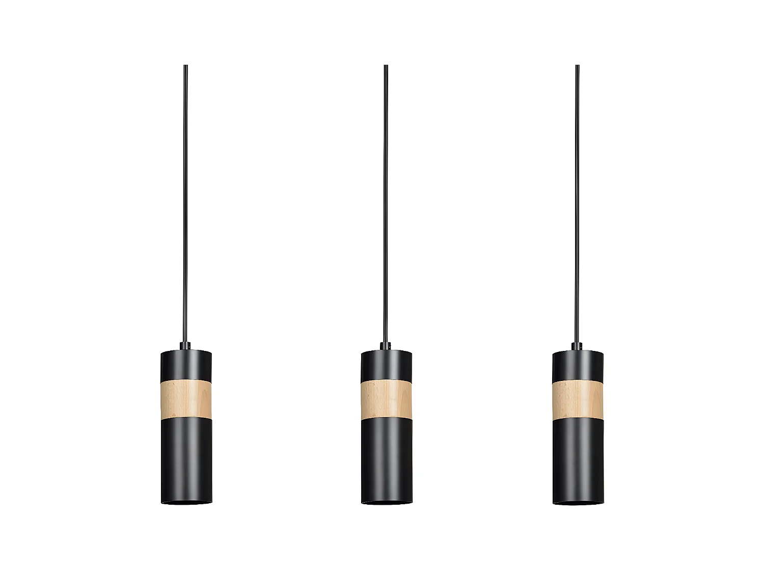 Suspension Akari, Noir, 60x100x6 cm, EPIKASA