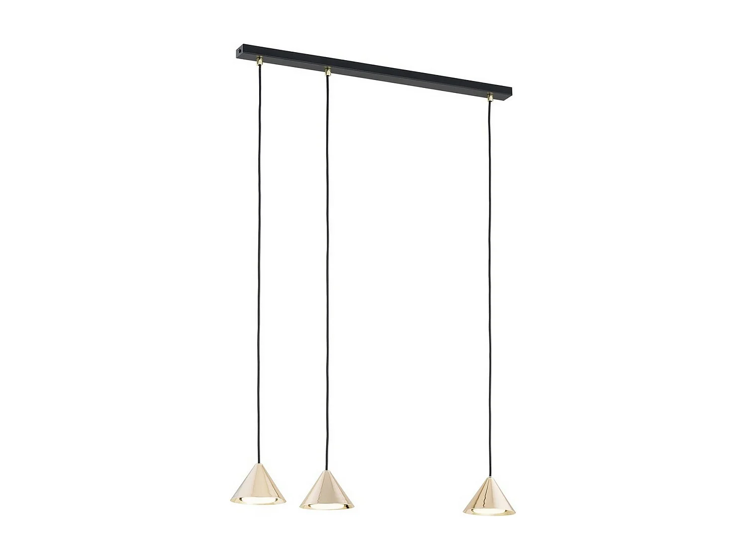 Lampada a Sospensione Elit, Nero, 70x100x12 cm, EPIKASA