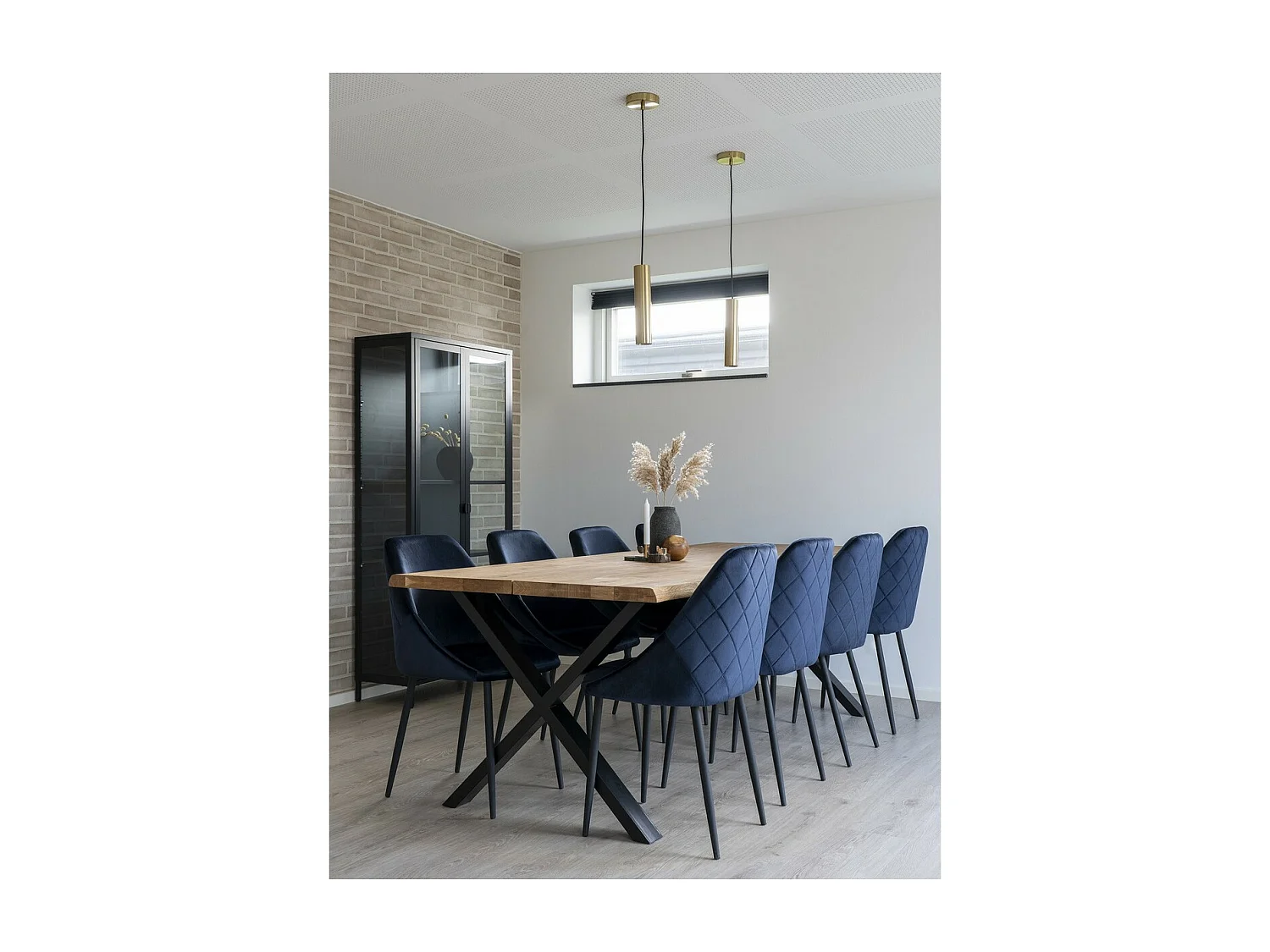 Suspension Paris, Laiton, 6x6x28 cm, Seven Design