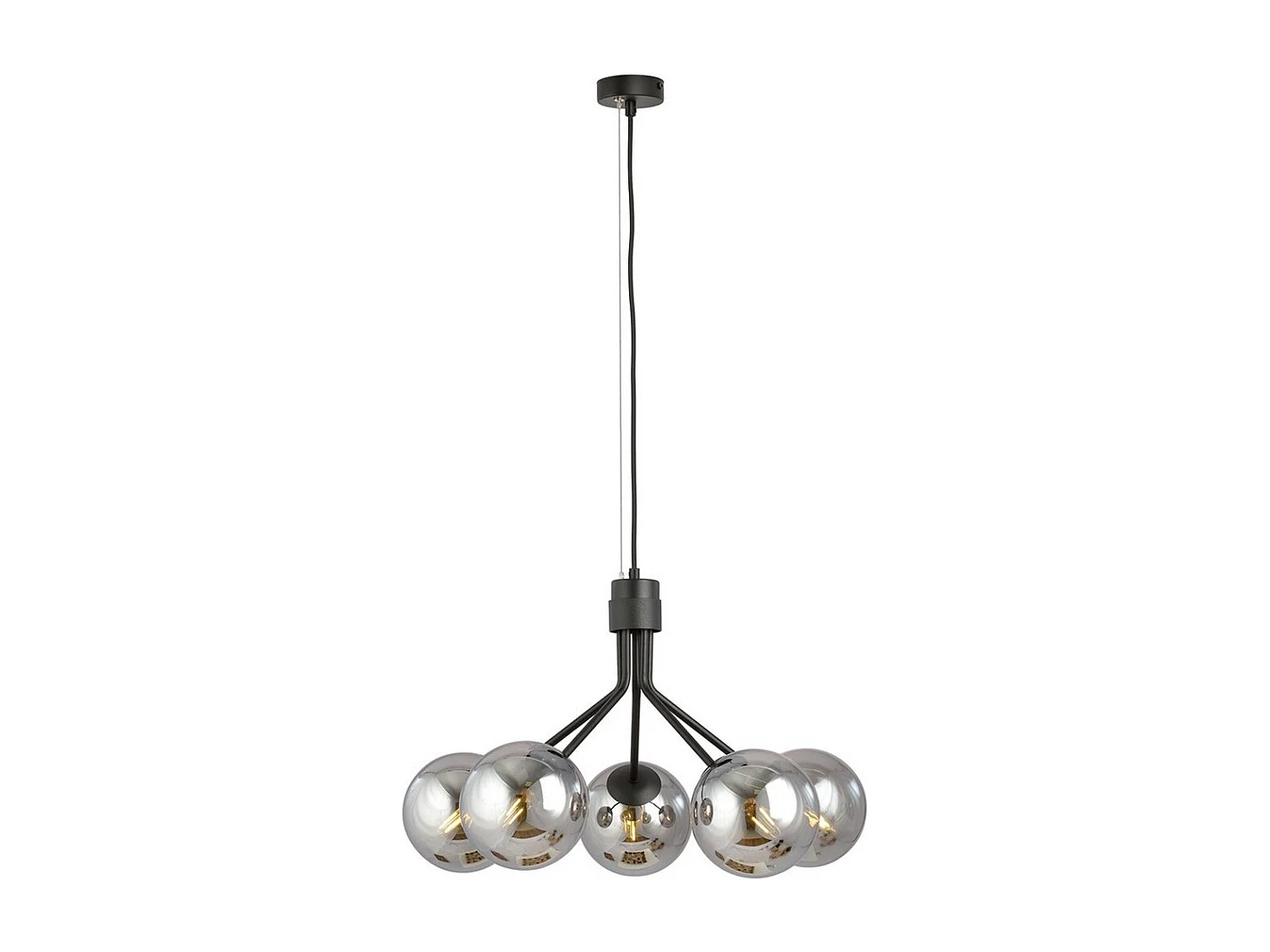 Hanglamp Nova, Grijs, 57x100x46 cm, Seven Design