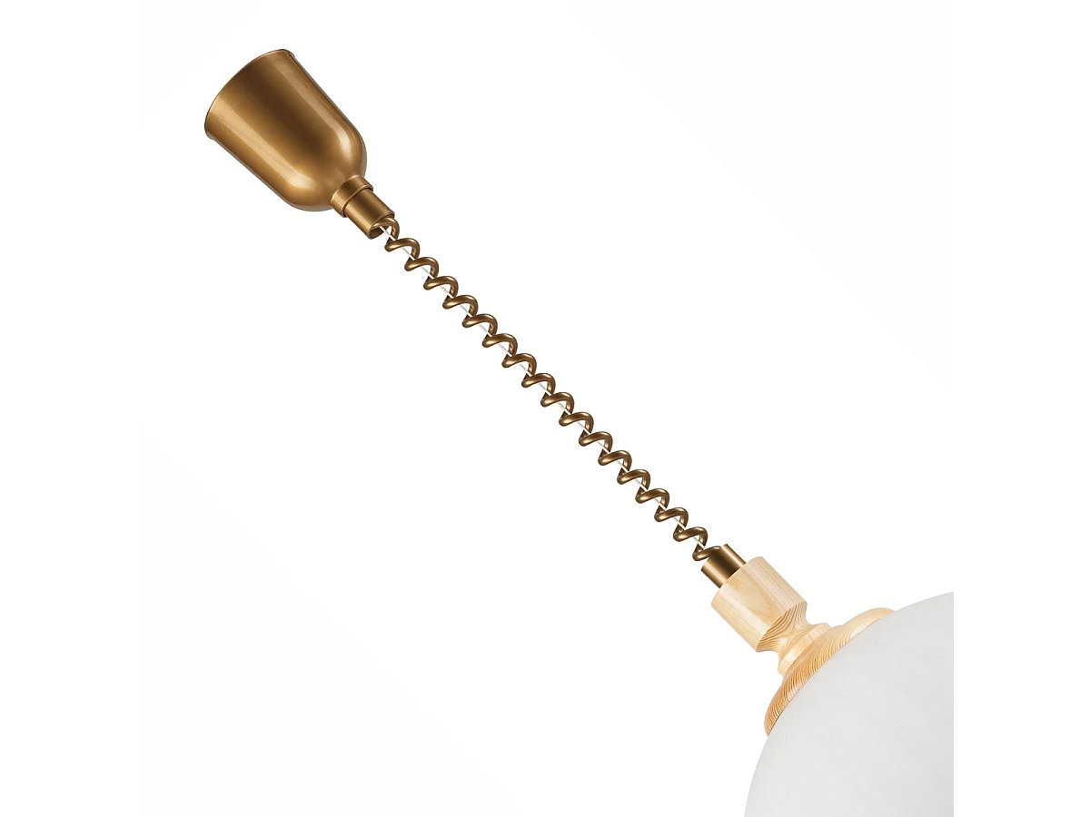 Lampada a Sospensione Ramona, Marrone, 30x30x64 cm, Seven Design