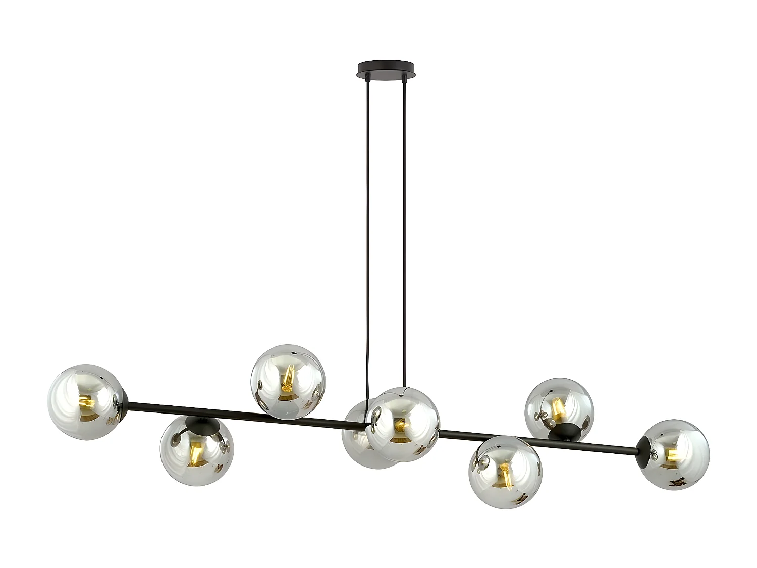 Suspension Rossi, Noir, 130x100x30 cm, Seven Design