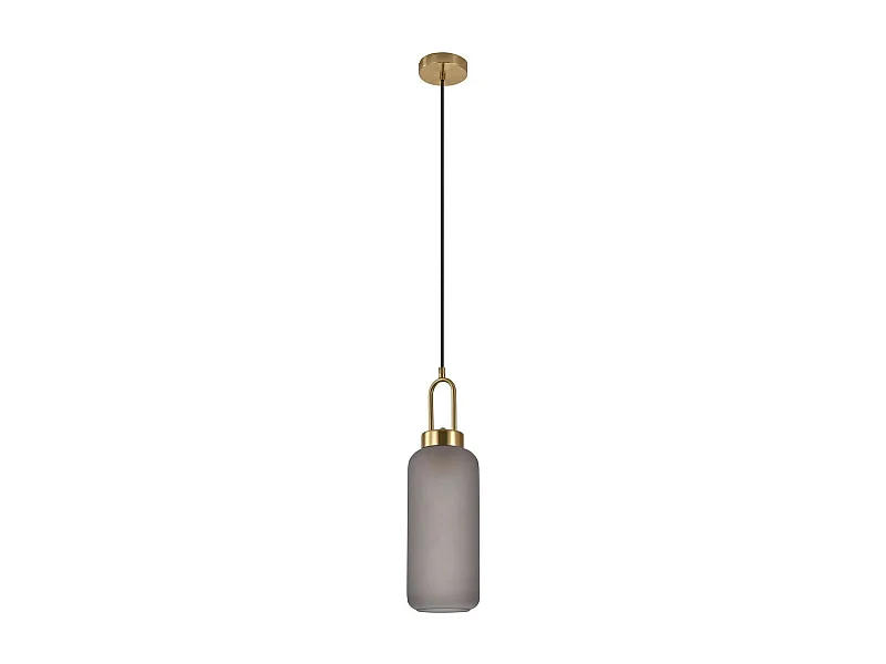 Lampa Wisząca Luton, Mosiądz, 13x13x46 cm, Seven Design