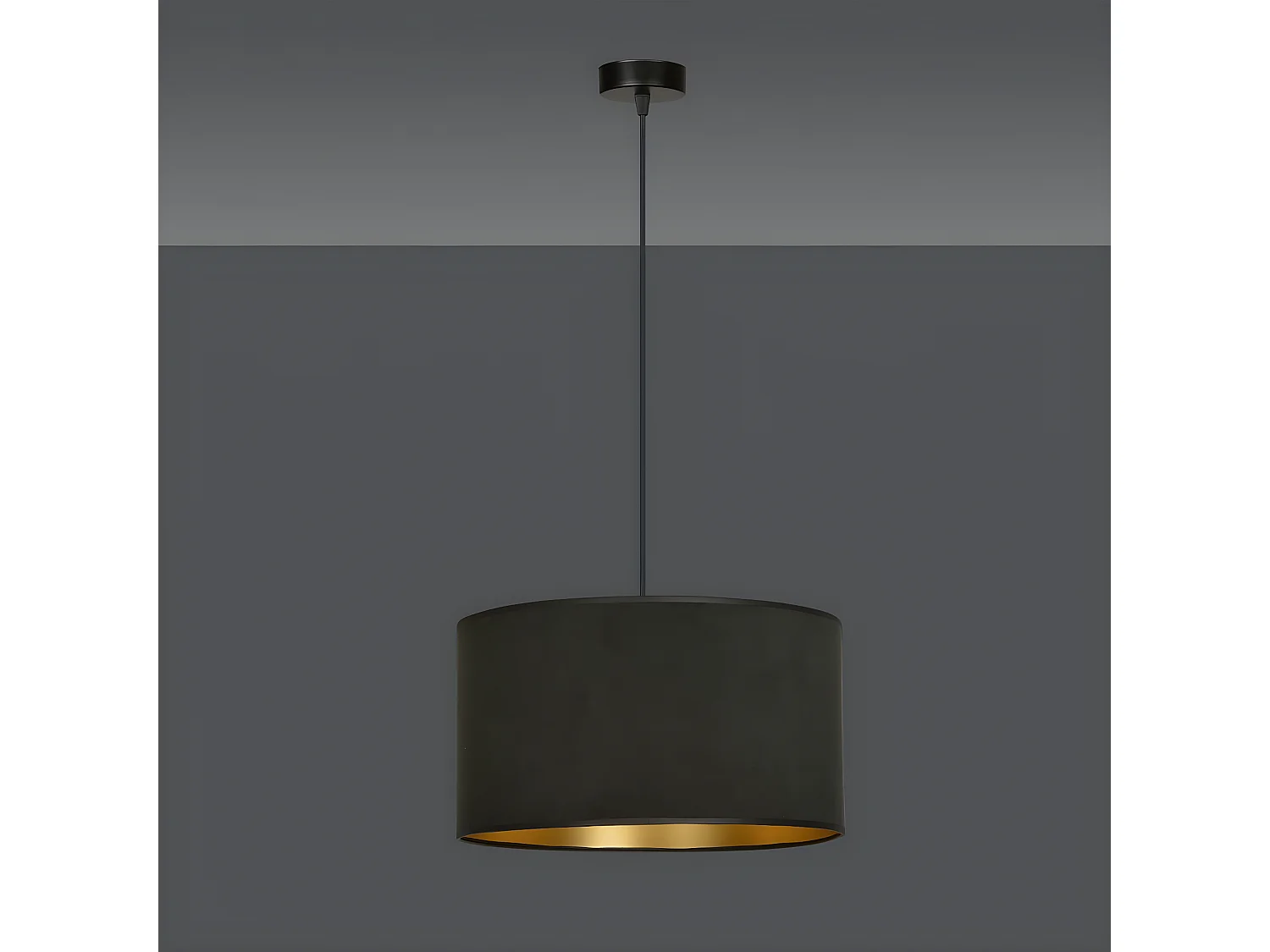 Suspension Hilde, Noir, 35x100x35 cm, Seven Design