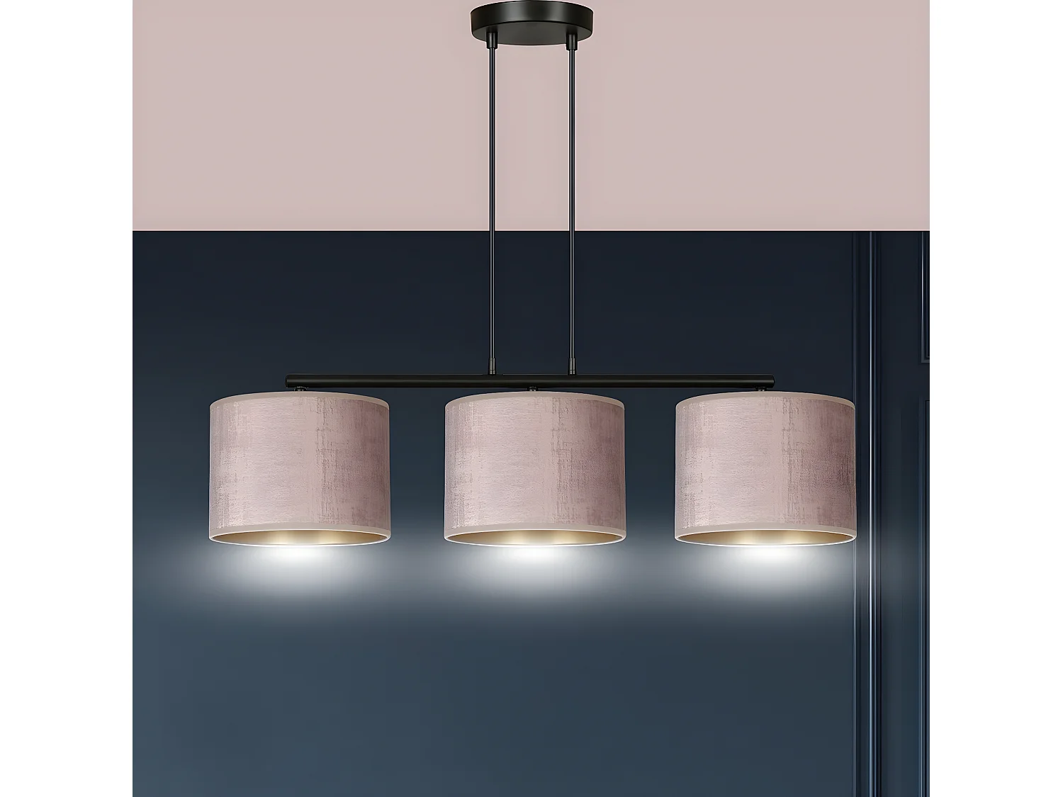 Suspension Hilde, Rose, 72x100x18 cm, EPIKASA