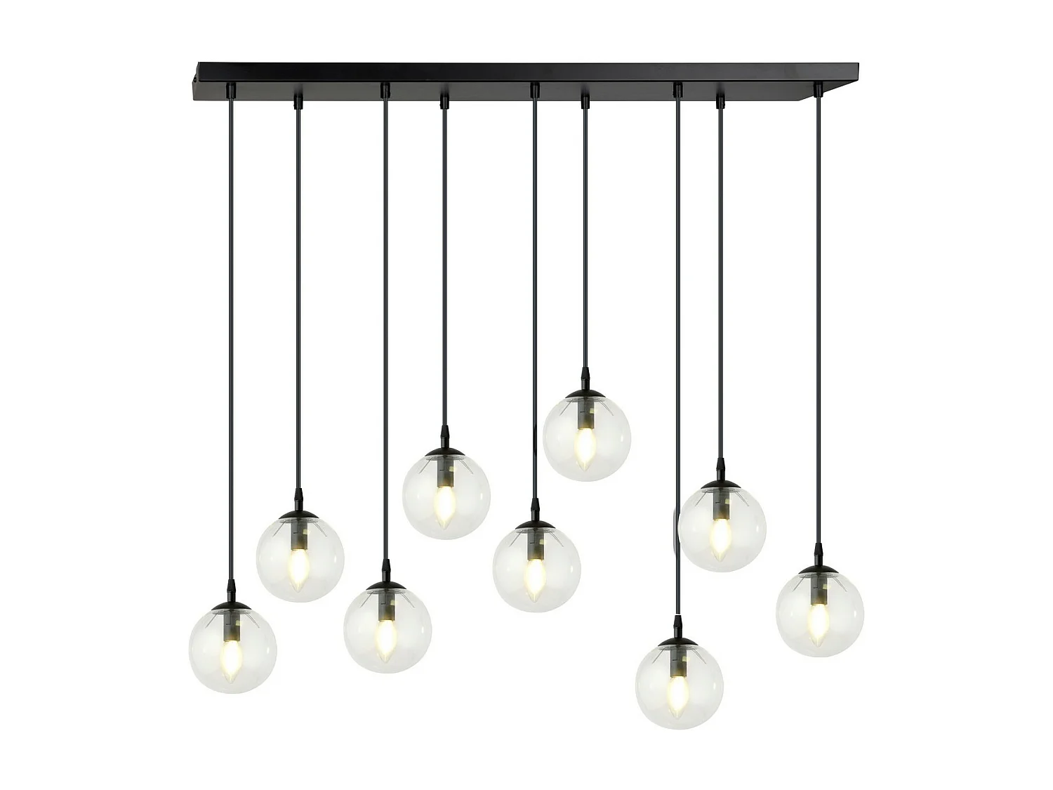 Suspension Cosmo 11, Noir, 104x120x22 cm, Seven Design