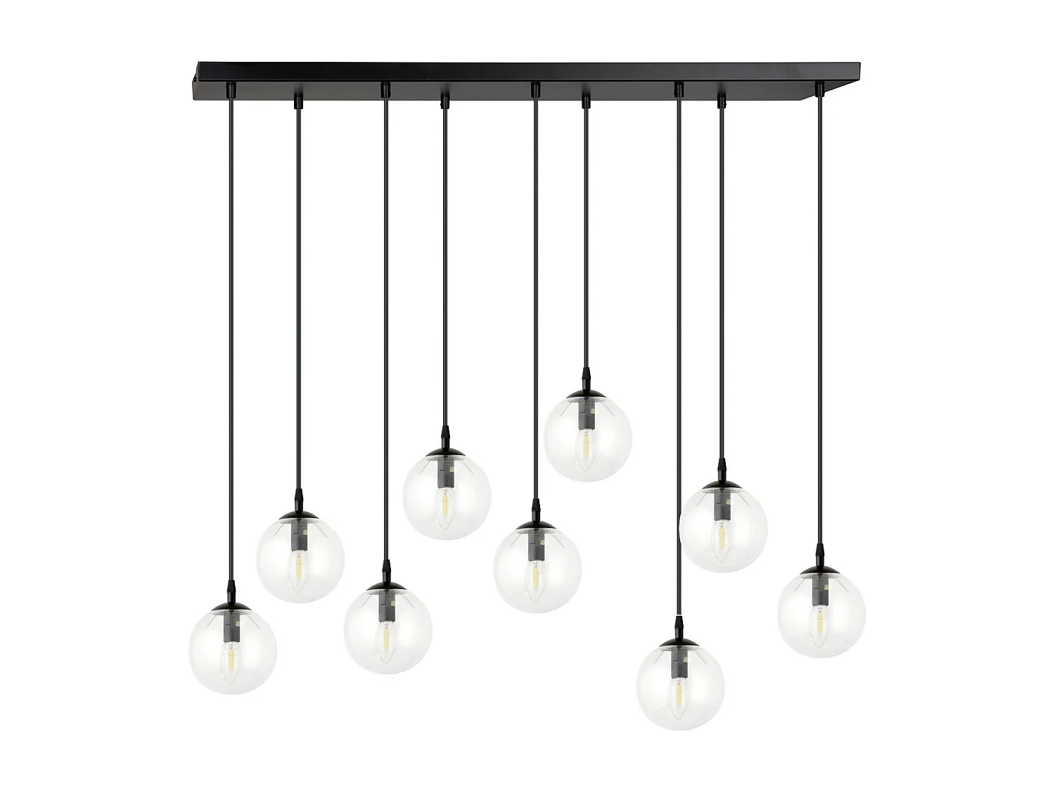 Suspension Cosmo 11, Noir, 104x120x22 cm, Seven Design
