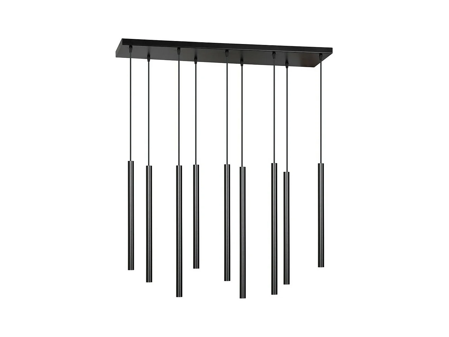 Lampada a Sospensione Selter, Nero, 92x120x22 cm, EPIKASA