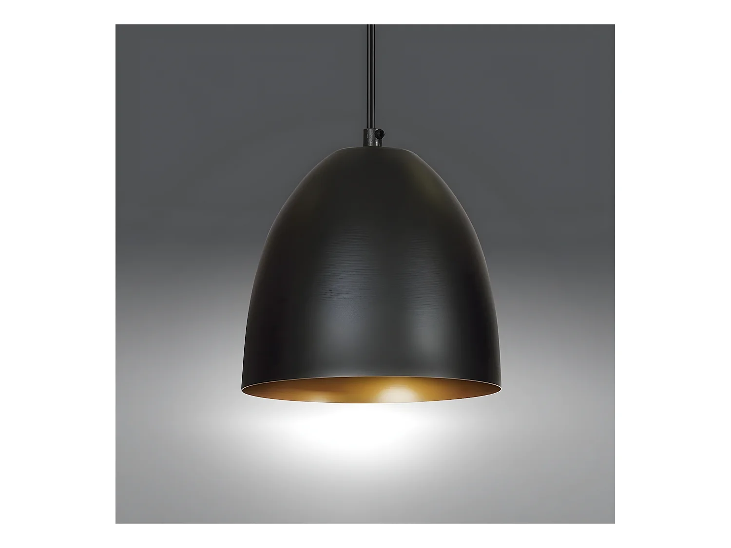 Lampada a Sospensione Lenox, Nero, 20x80x18 cm, EPIKASA