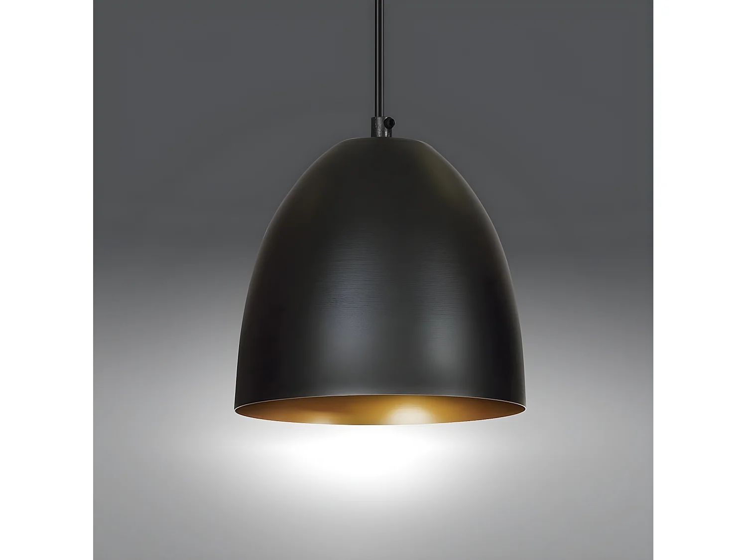 Hanglamp Lenox 3, Zwart, 20x80x18 cm, Seven Design