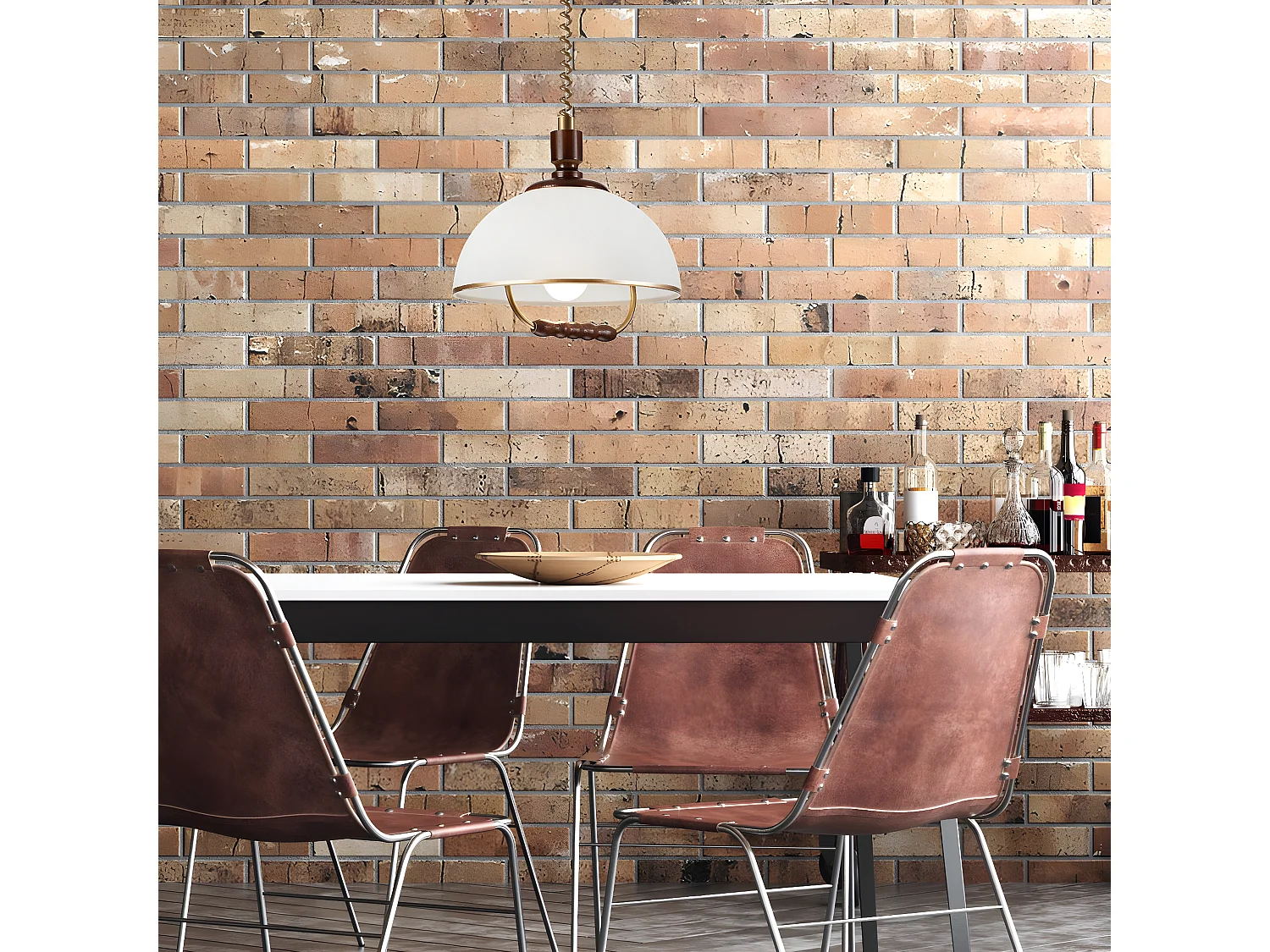 Lampa Wisząca Ramona, Miedź, 30x30x64 cm, Seven Design