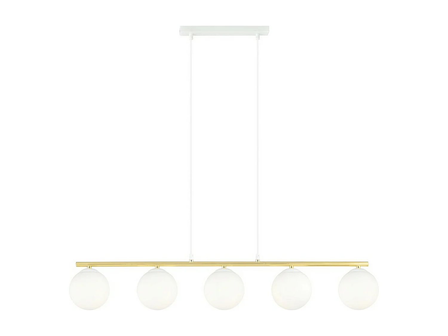 Candeeiro Suspenso Allora 1, Ouro, 105x100x14 cm, Seven Design