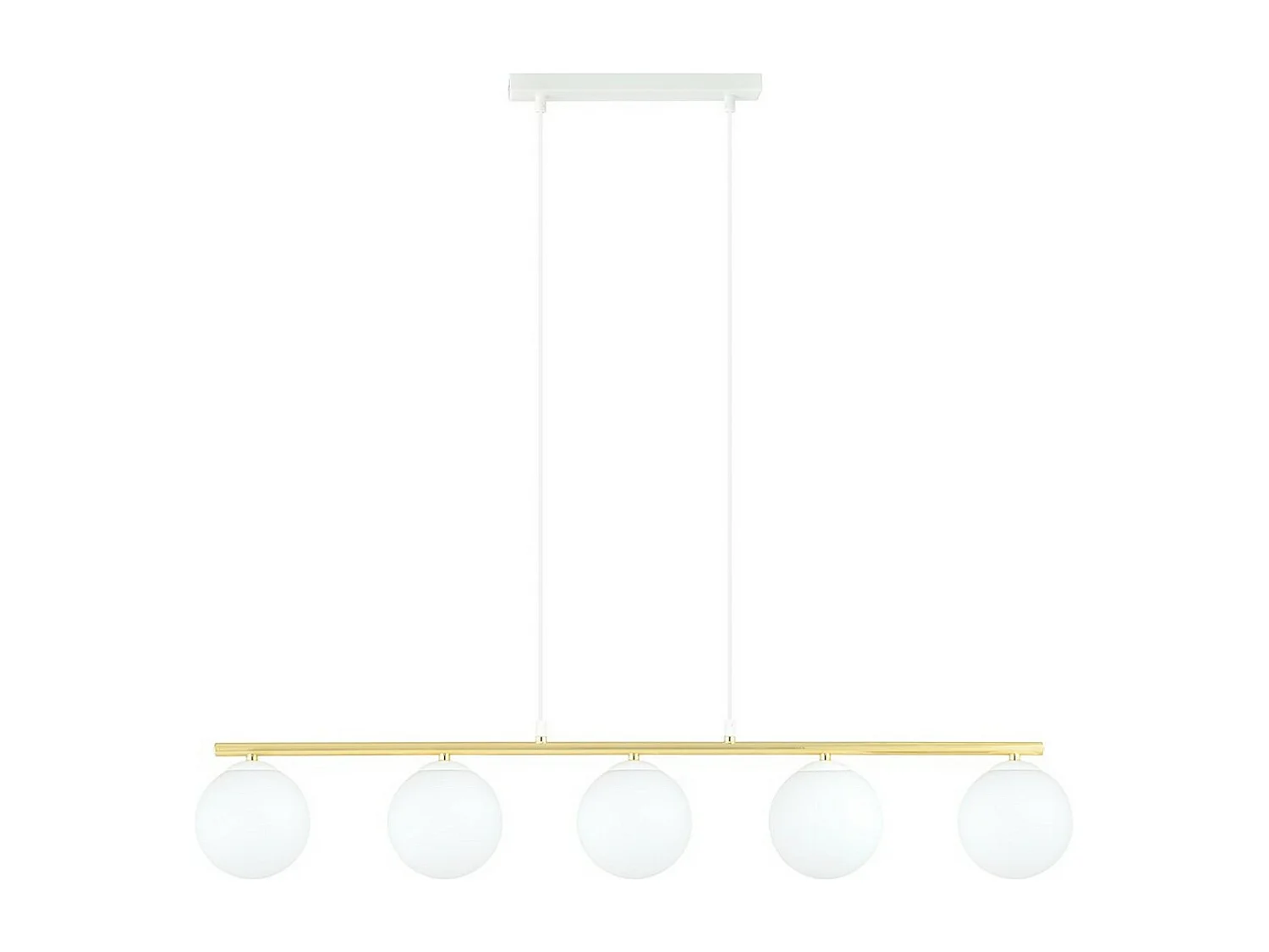 Candeeiro Suspenso Allora 1, Ouro, 105x100x14 cm, Seven Design