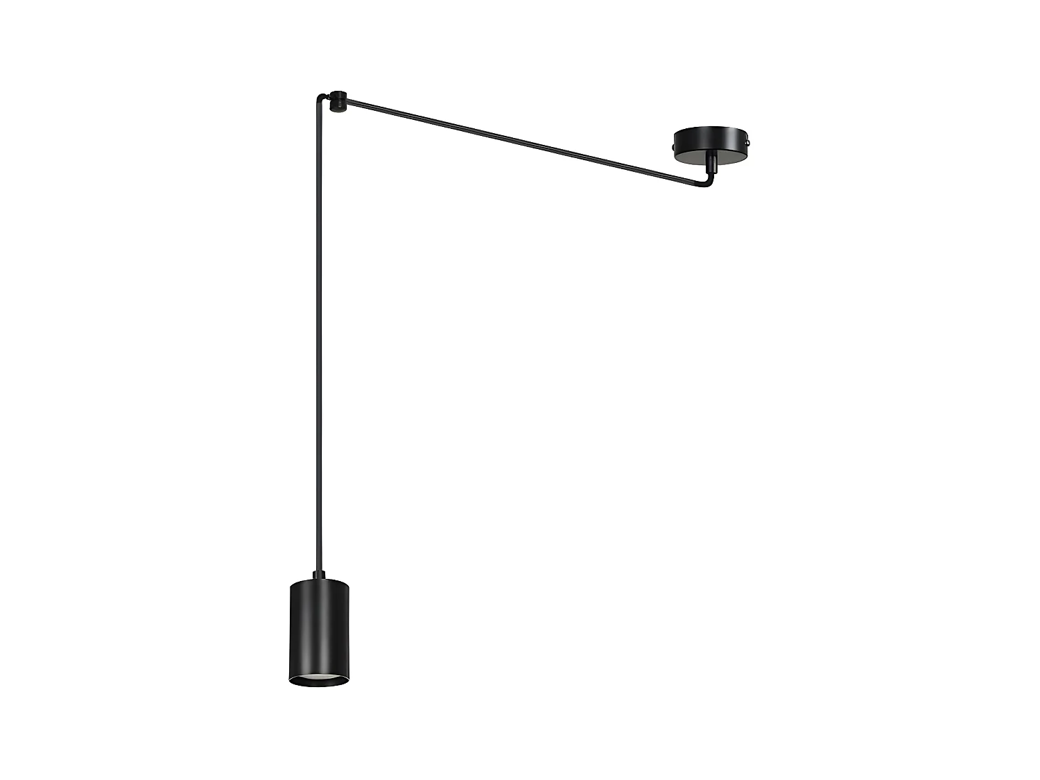 Suspension Traker, Noir, 300x300x8 cm, EPIKASA