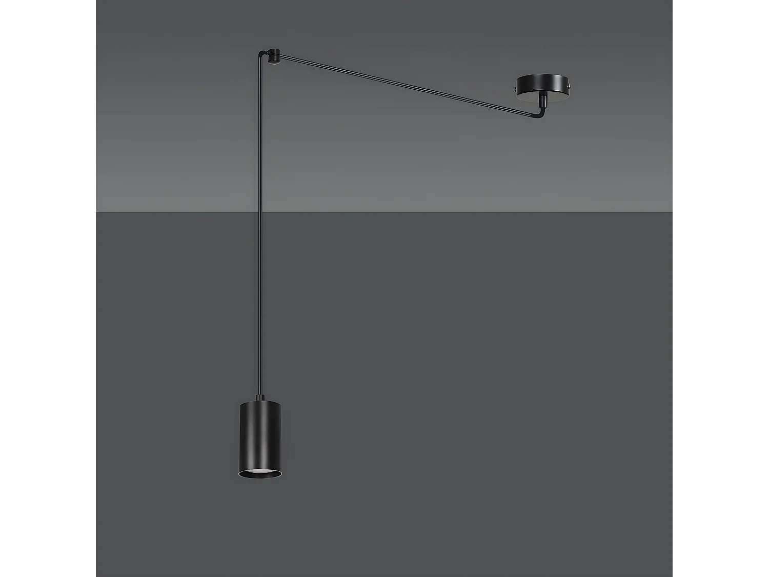 Suspension Traker 2, Noir, 300x300x8 cm, Seven Design