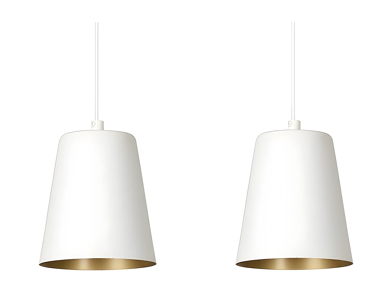 Lampada a Sospensione Milargo, Bianco, 40x100x14 cm, Seven Design