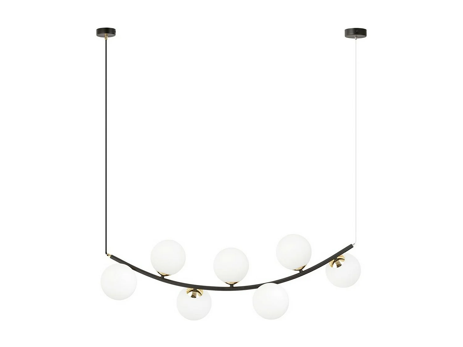 Lampada a Sospensione Ritz, Nero, 95x100x28 cm, EPIKASA