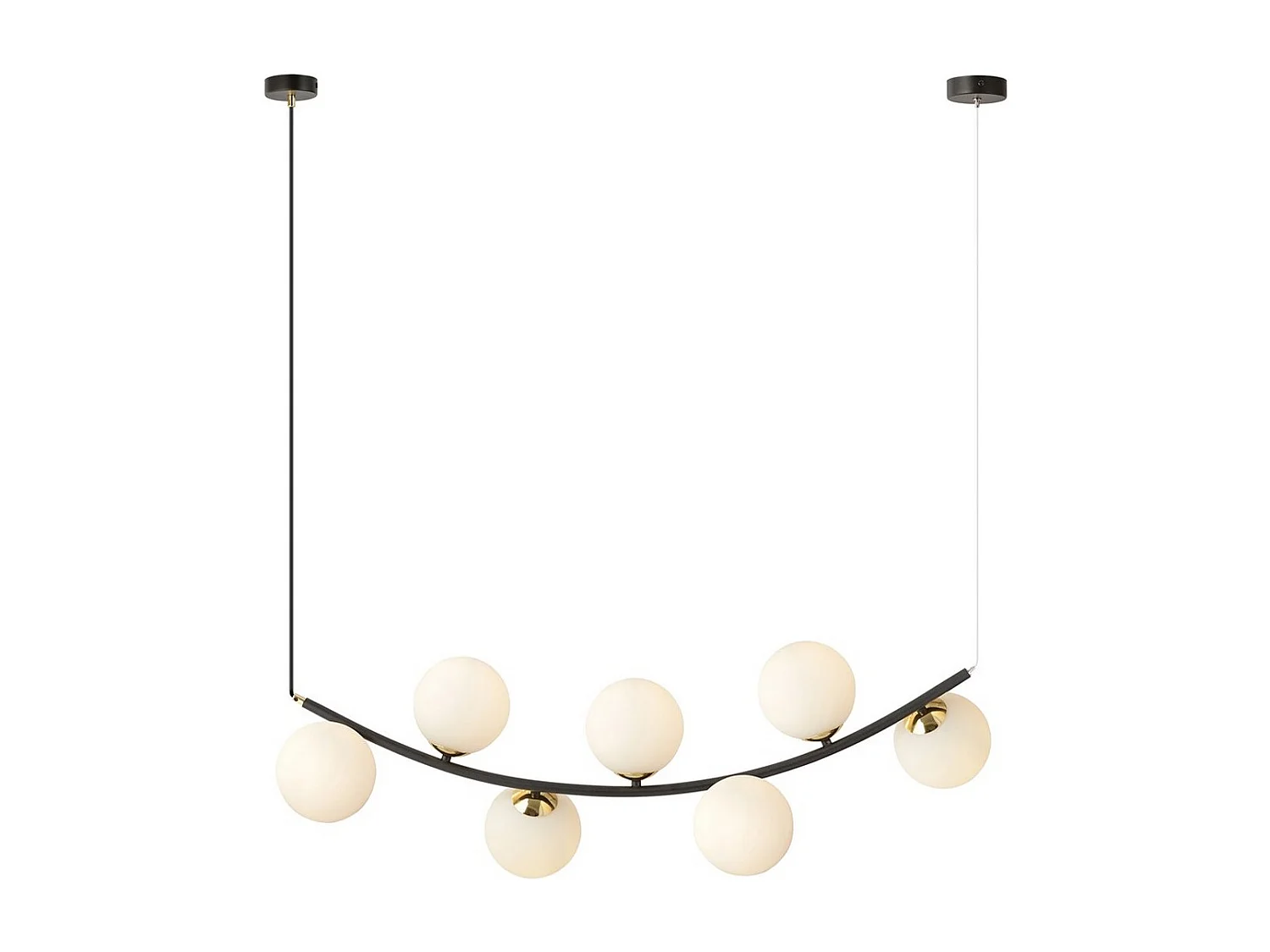 Lampada a Sospensione Ritz, Nero, 95x100x28 cm, EPIKASA