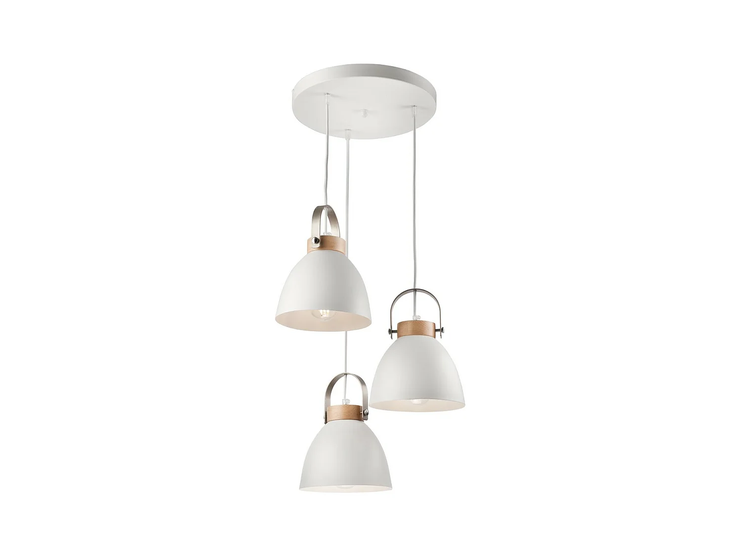 Suspension Danielle, Blanc, 37x37x79 cm, EPIKASA