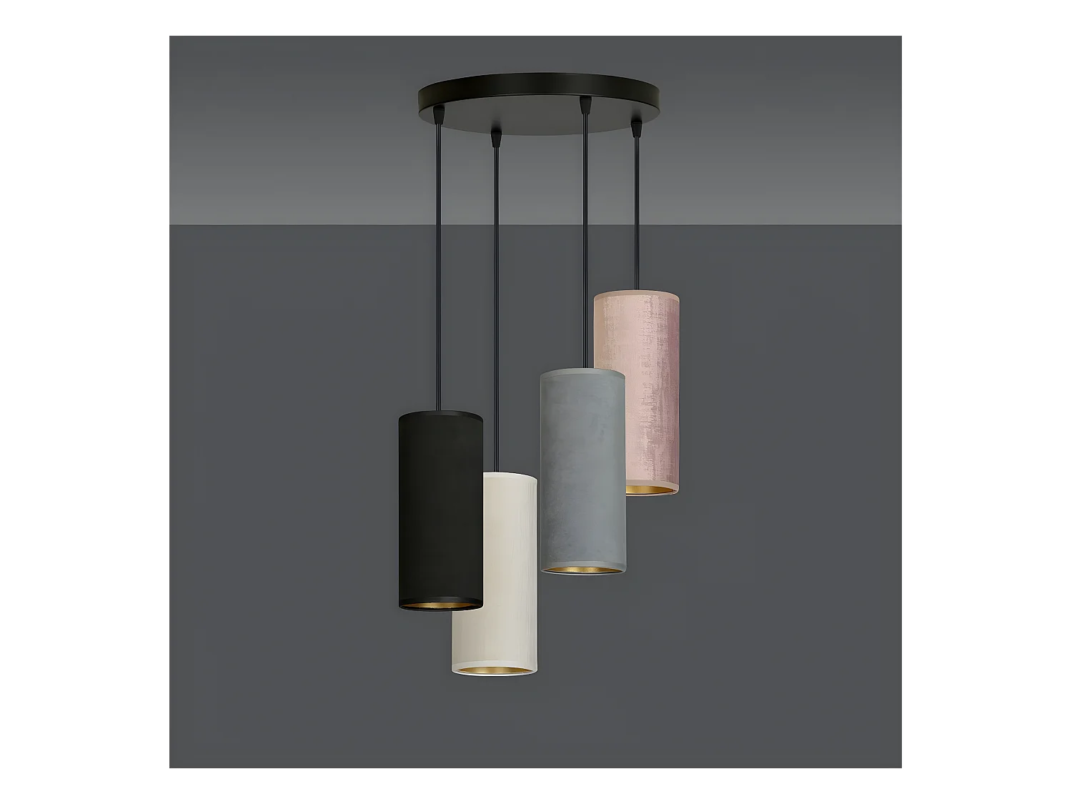 Candeeiro Suspenso Bente, Multicolorido, 35x100x22 cm, EPIKASA