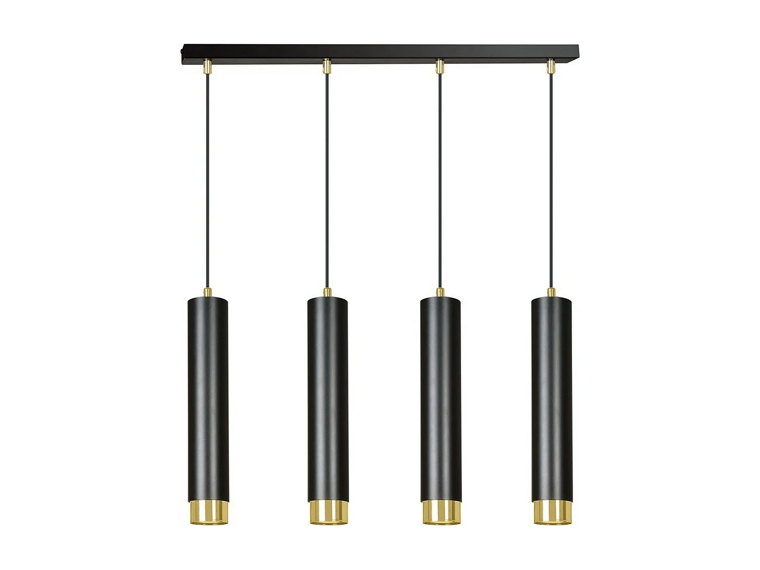 Suspension Kibo 11, Noir, 60x100x6 cm, Seven Design