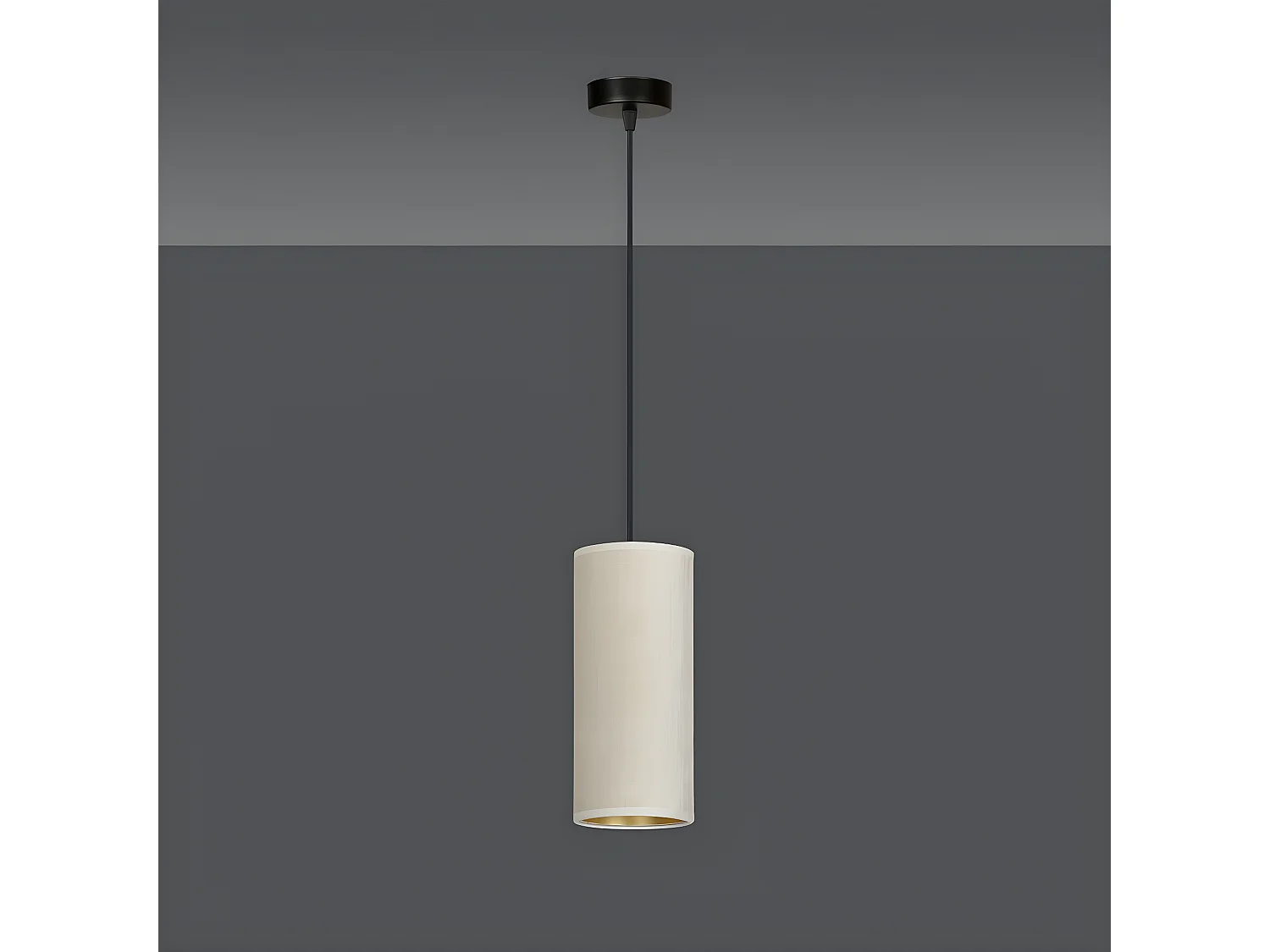 Candeeiro Suspenso Bente, Branco, 10x100x6 cm, EPIKASA