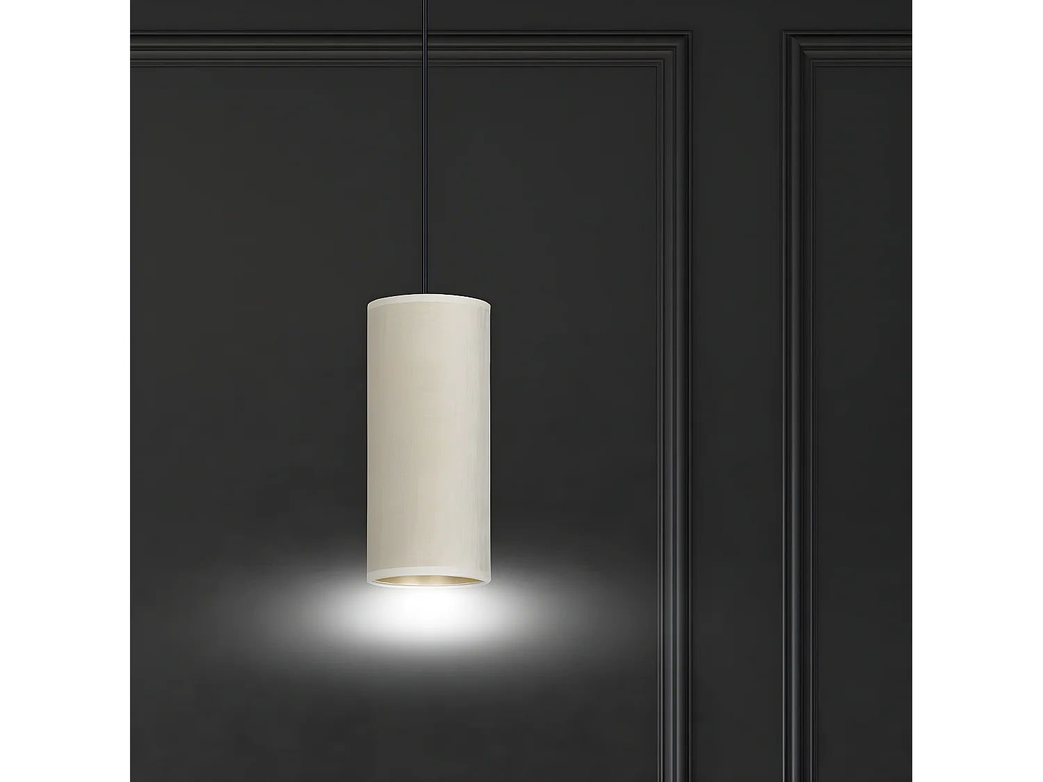 Candeeiro Suspenso Bente, Branco, 10x100x6 cm, EPIKASA