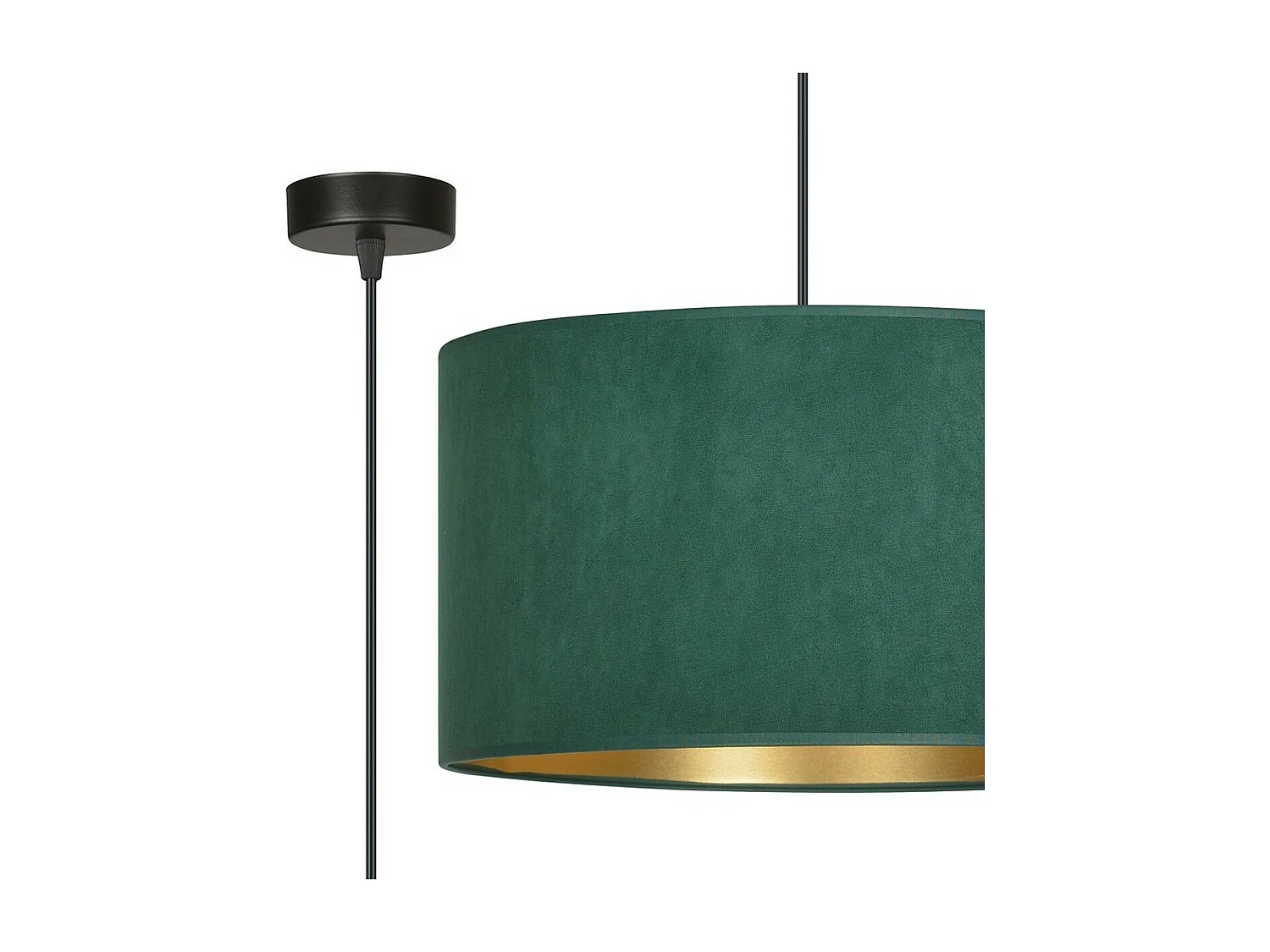 Hanglamp Hilde, Groen, 35x100x35 cm, Seven Design