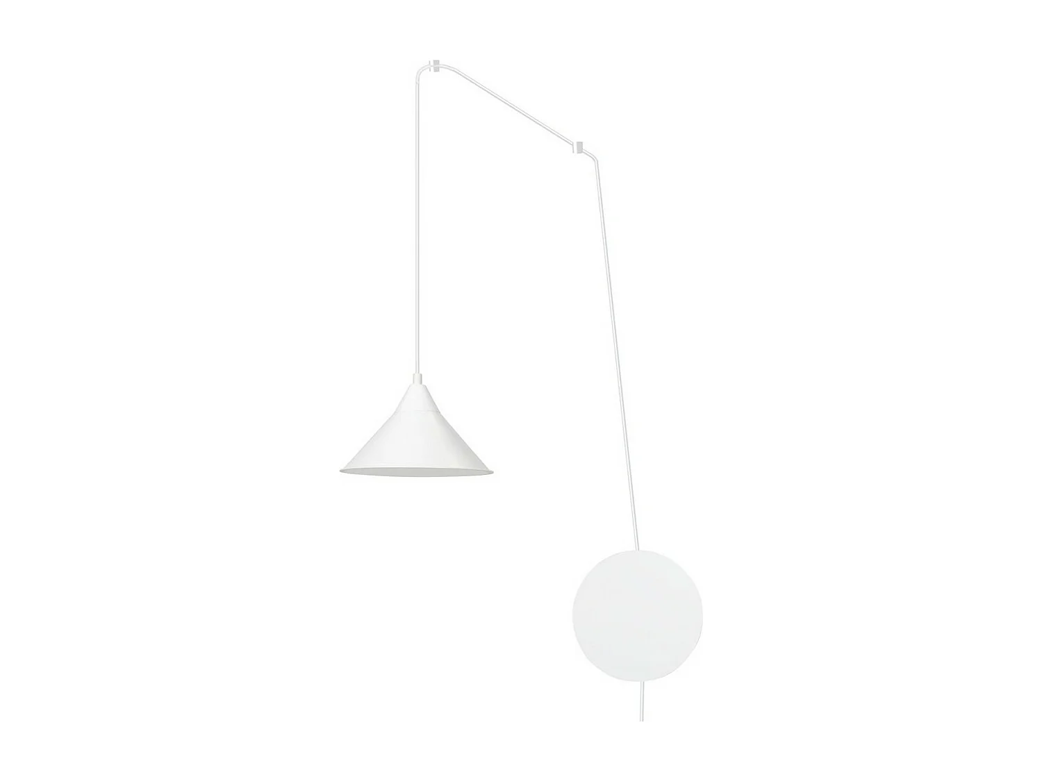 Candeeiro Suspenso Abramo 3, Branco, 400x400x60 cm, Seven Design