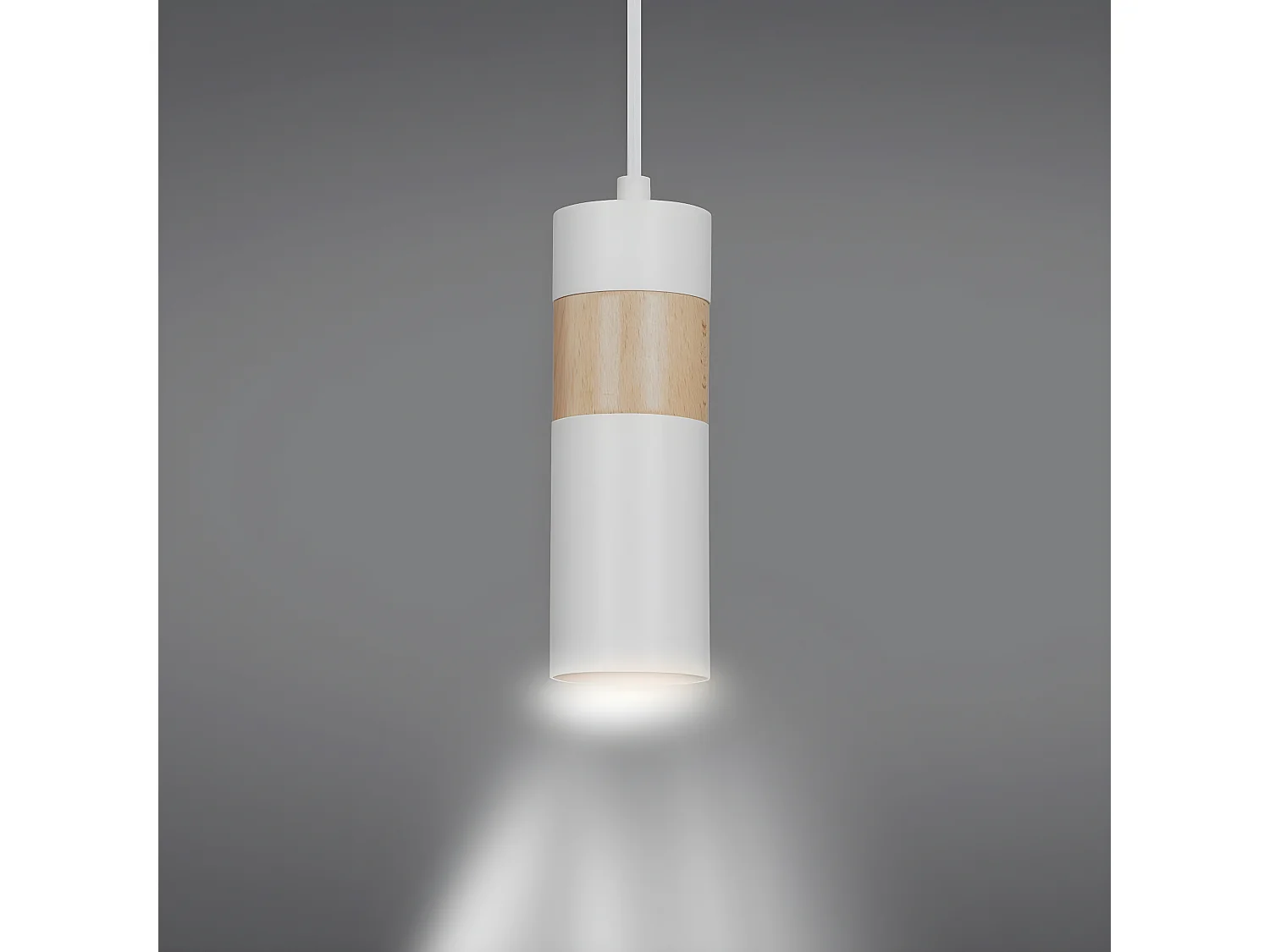 Hanglamp Akari, Wit, 10x100x10 cm, Seven Design