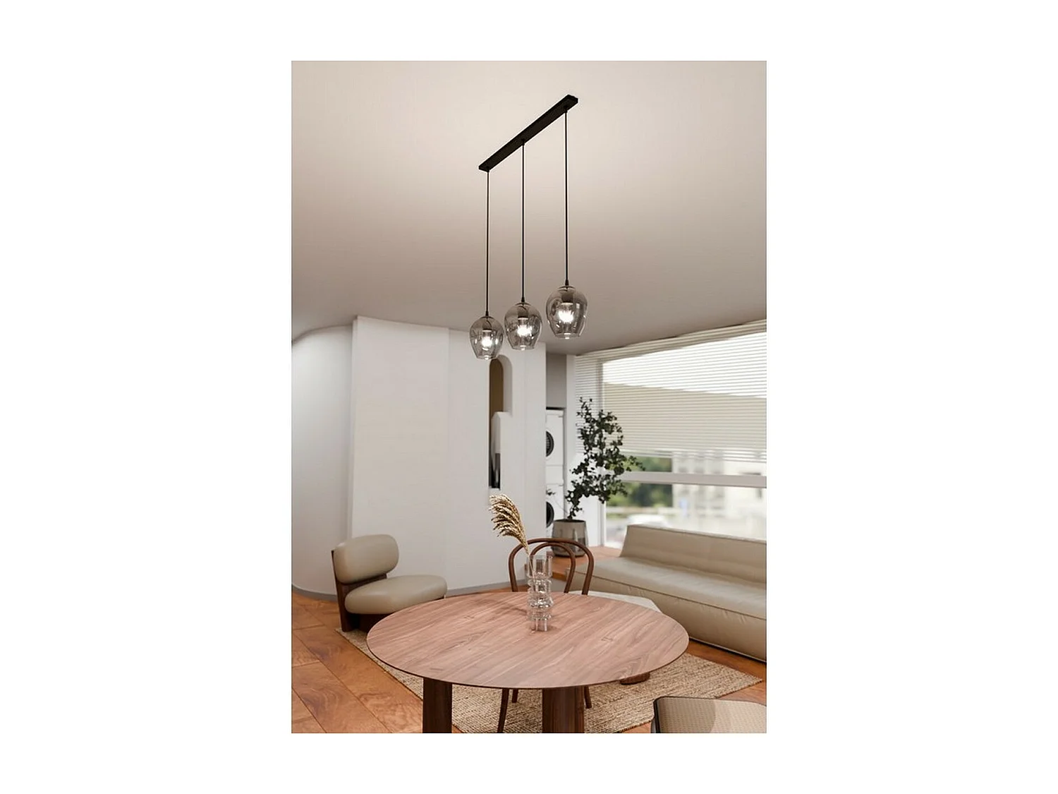 Suspension Istar, Gris, 70x100x14 cm, Seven Design