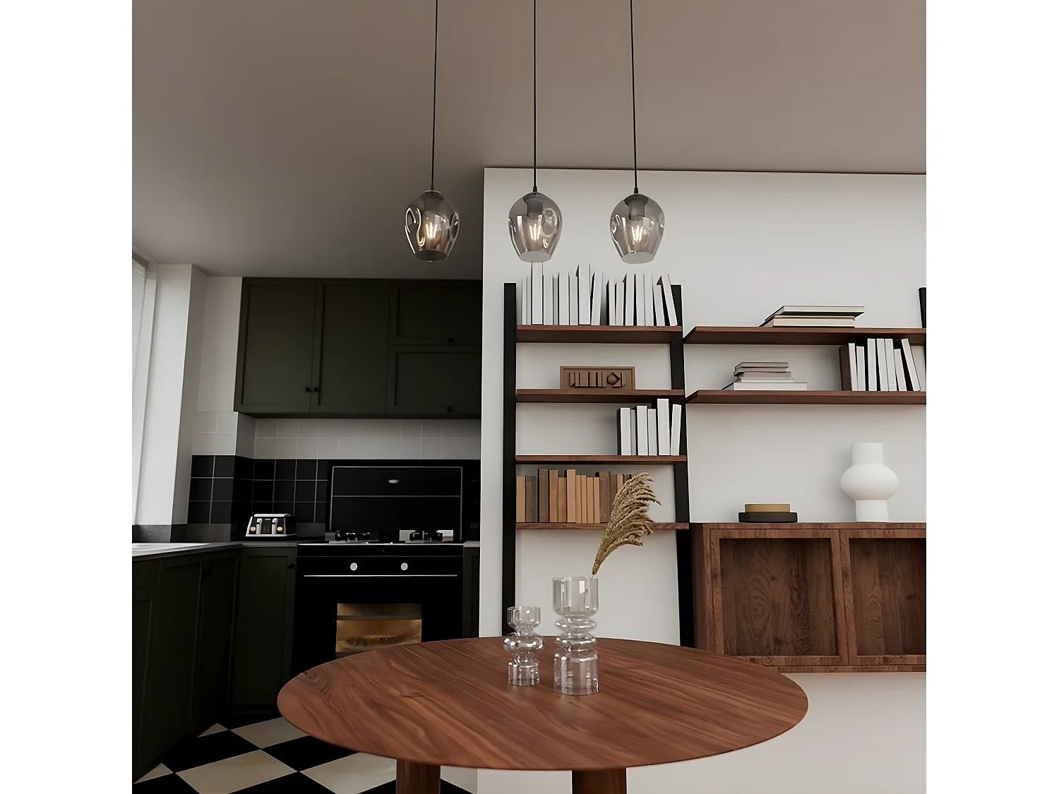 Suspension Istar, Gris, 70x100x14 cm, Seven Design