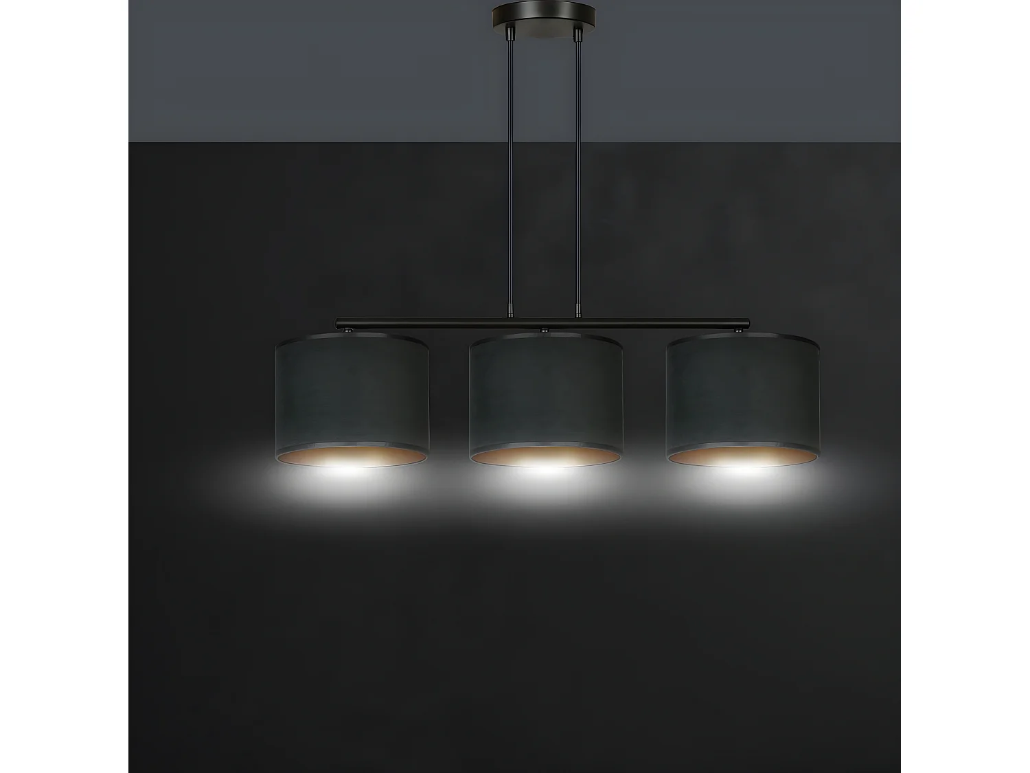 Suspension Hilde, Noir, 72x100x18 cm, EPIKASA