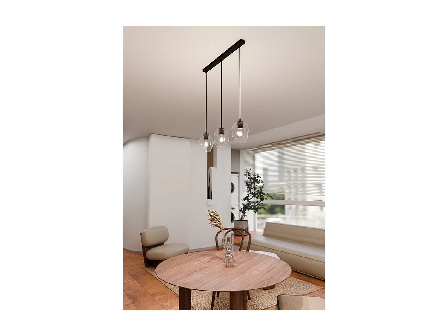 Suspension Istar, Noir, 70x100x14 cm, EPIKASA