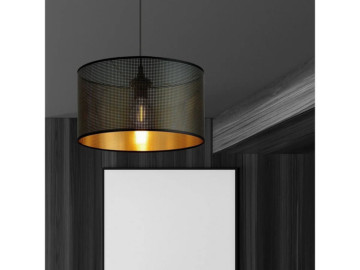 Suspension Aston, Noir, 35x100x35 cm, EPIKASA